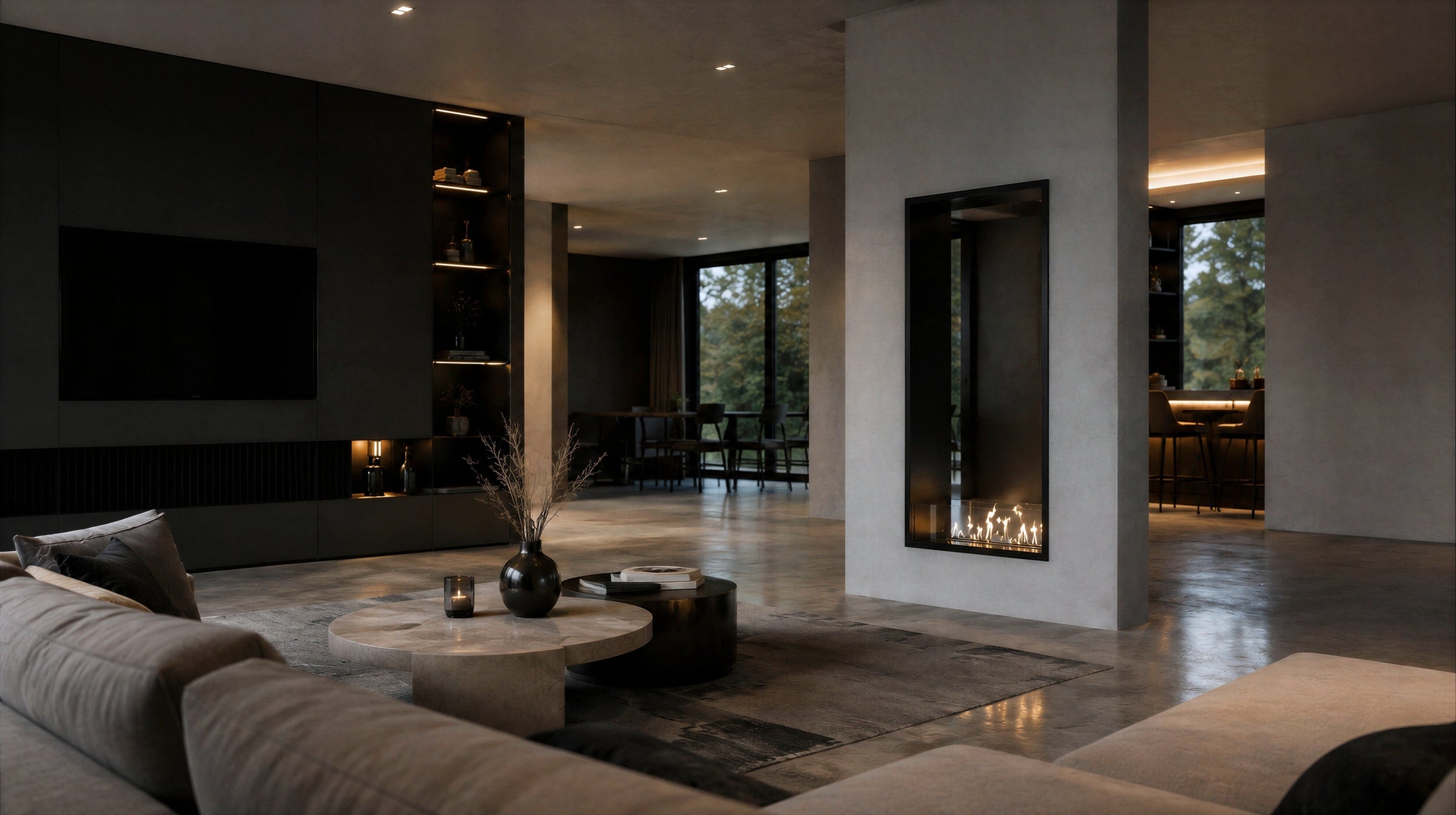 Fame Vertical Bio Ethanol Doorkijkhaard 80 x 100 cm – afbeelding 3
