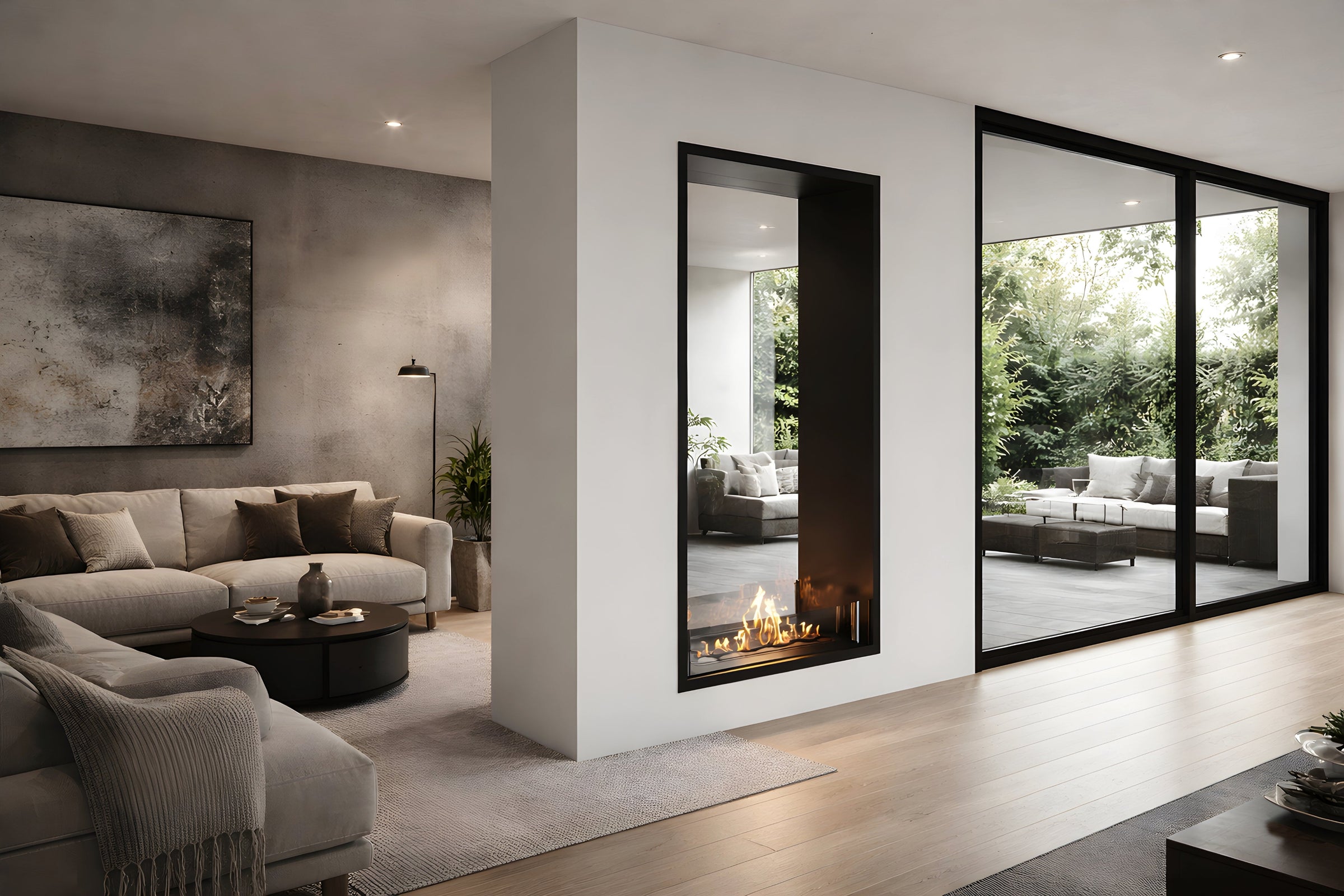 Fame Vertical Bio Ethanol Doorkijkhaard 80 x 160 cm – afbeelding 4