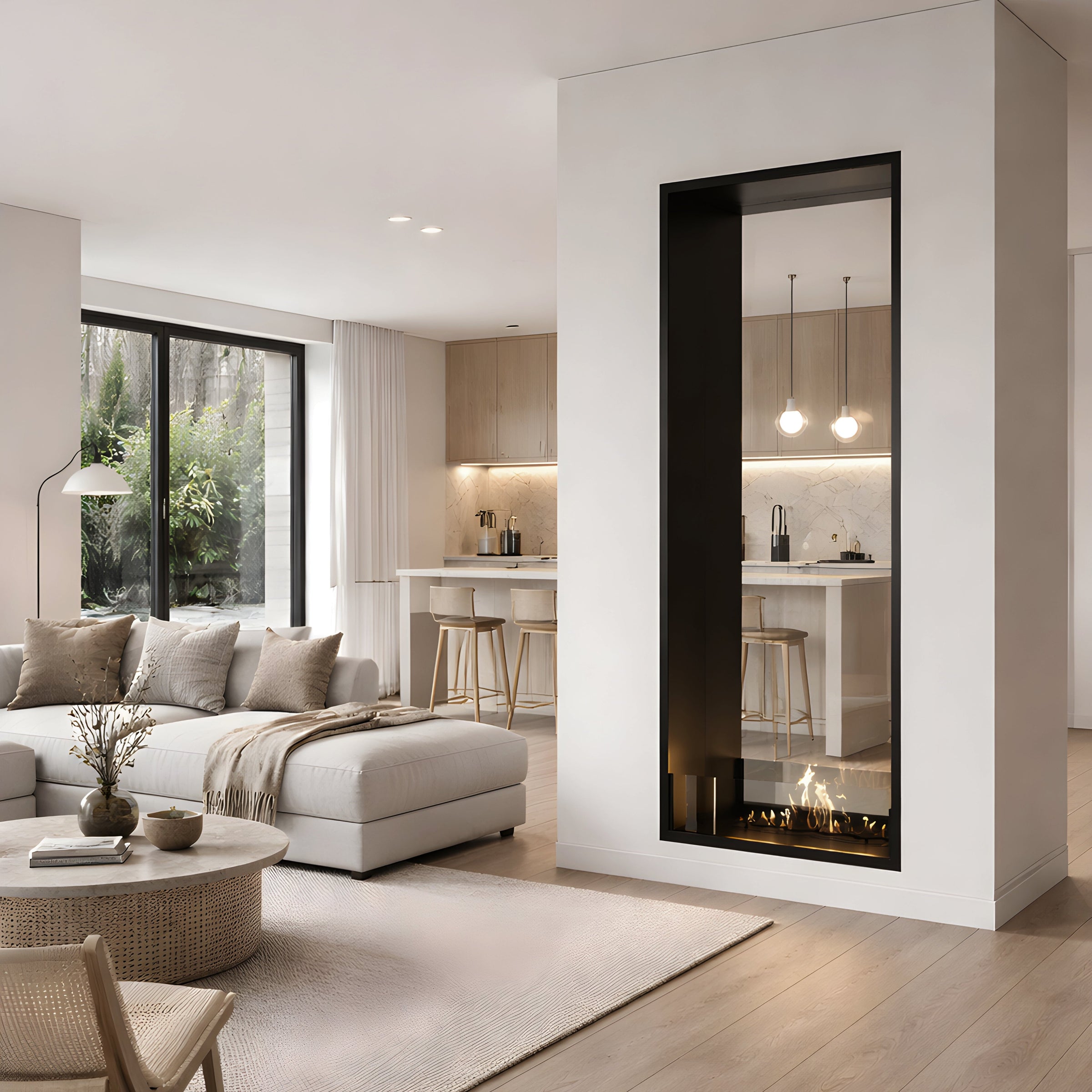 Fame Vertical Bio Ethanol Doorkijkhaard 80 x 140 cm – afbeelding 6
