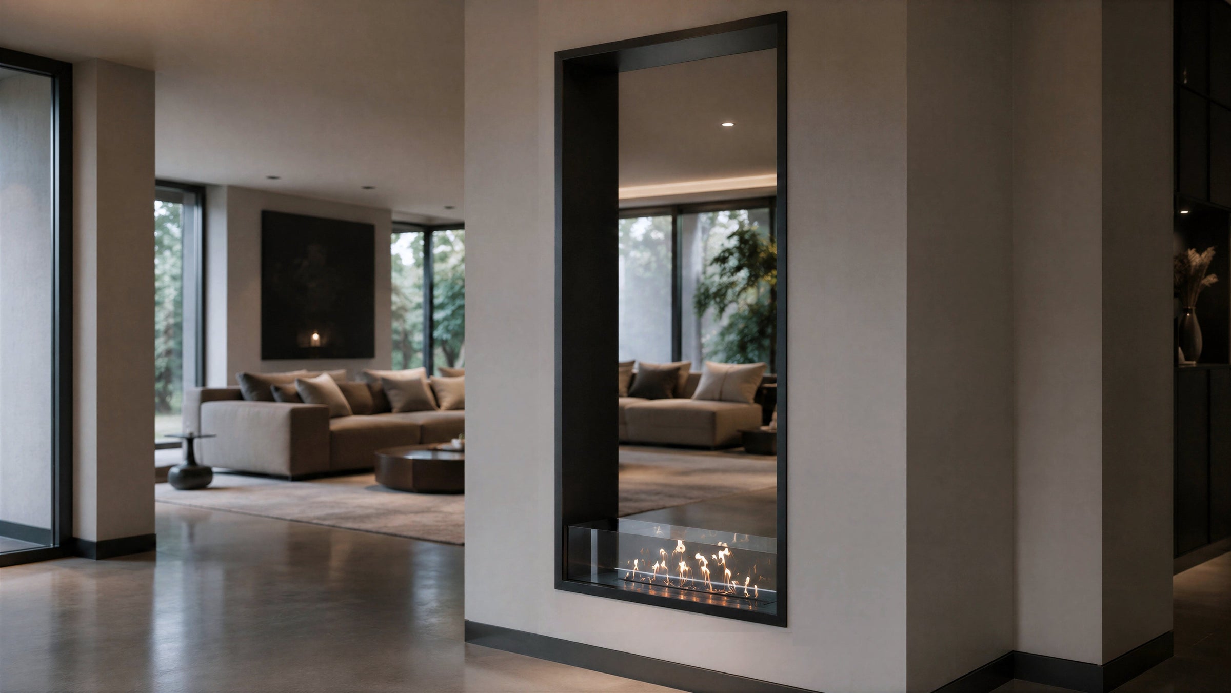 Fame Vertical Bio Ethanol Doorkijkhaard 80 x 140 cm – afbeelding 2