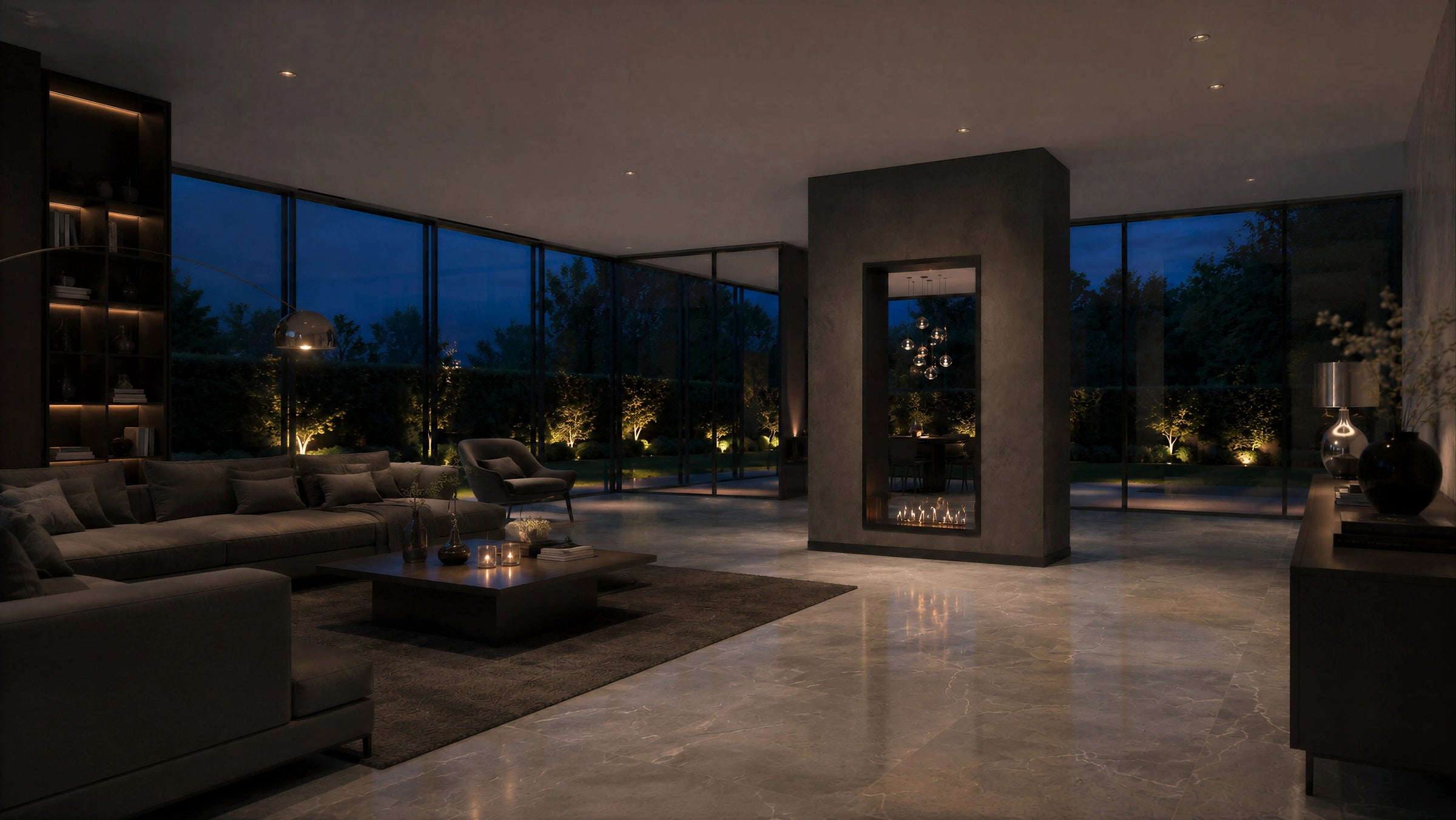 Fame Vertical Bio Ethanol Doorkijkhaard 80 x 200 cm – afbeelding 3