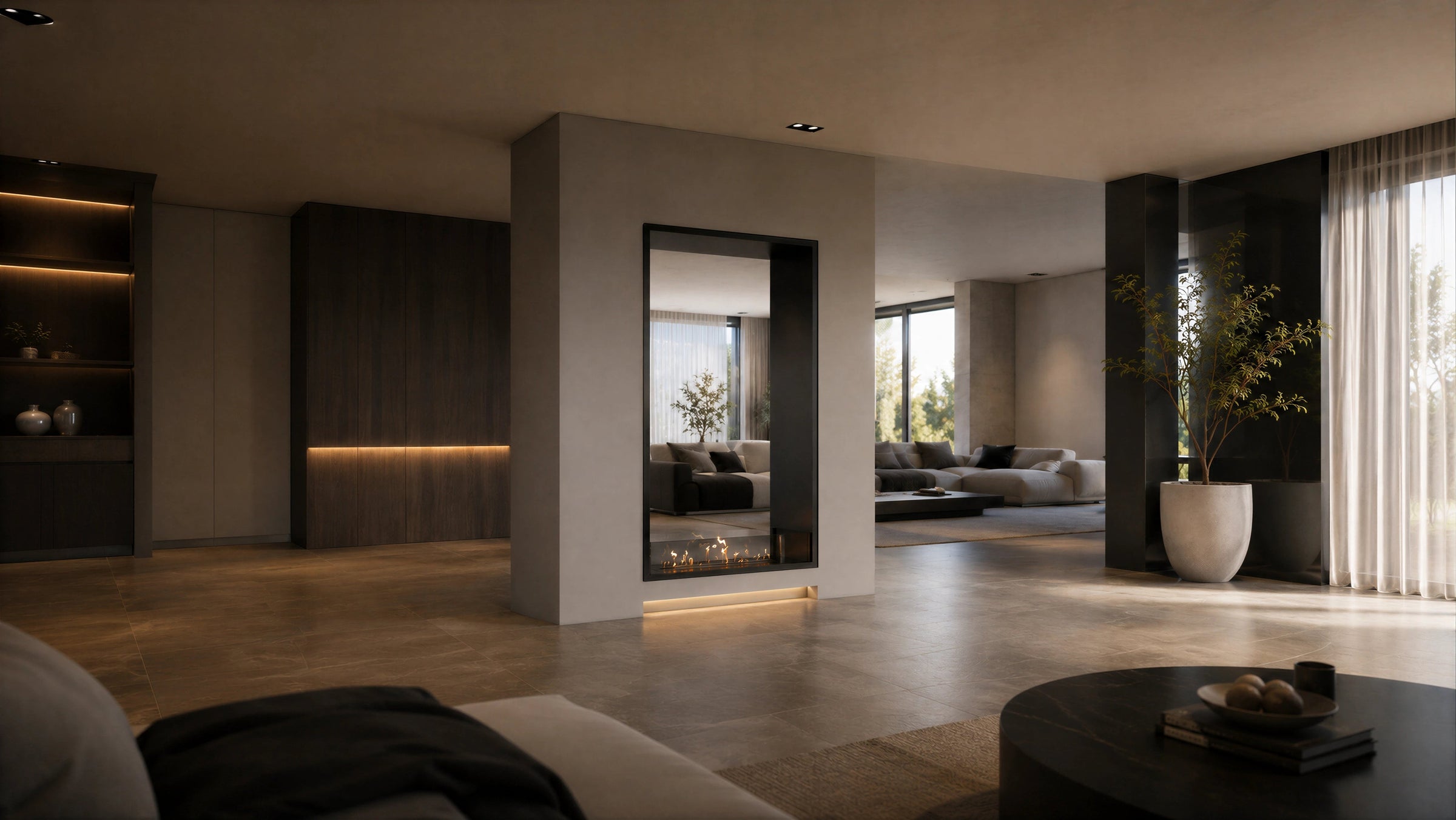 Fame Vertical Bio Ethanol Doorkijkhaard 90 x 100 cm – afbeelding 3