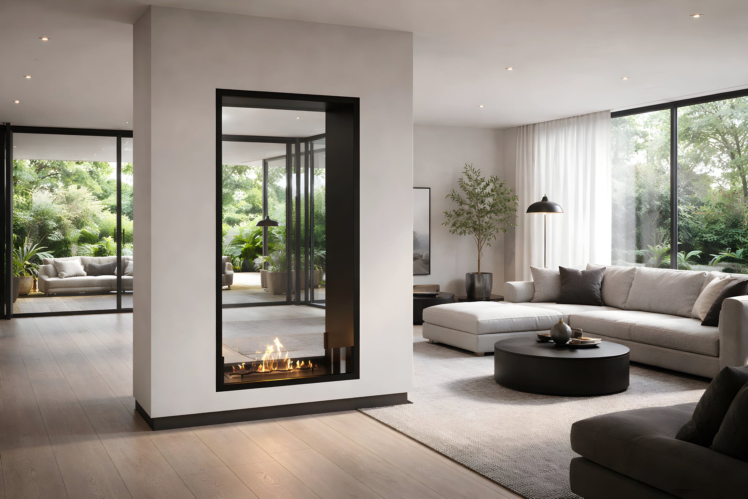 Fame Vertical Bio Ethanol Doorkijkhaard 90 x 160 cm – afbeelding 4
