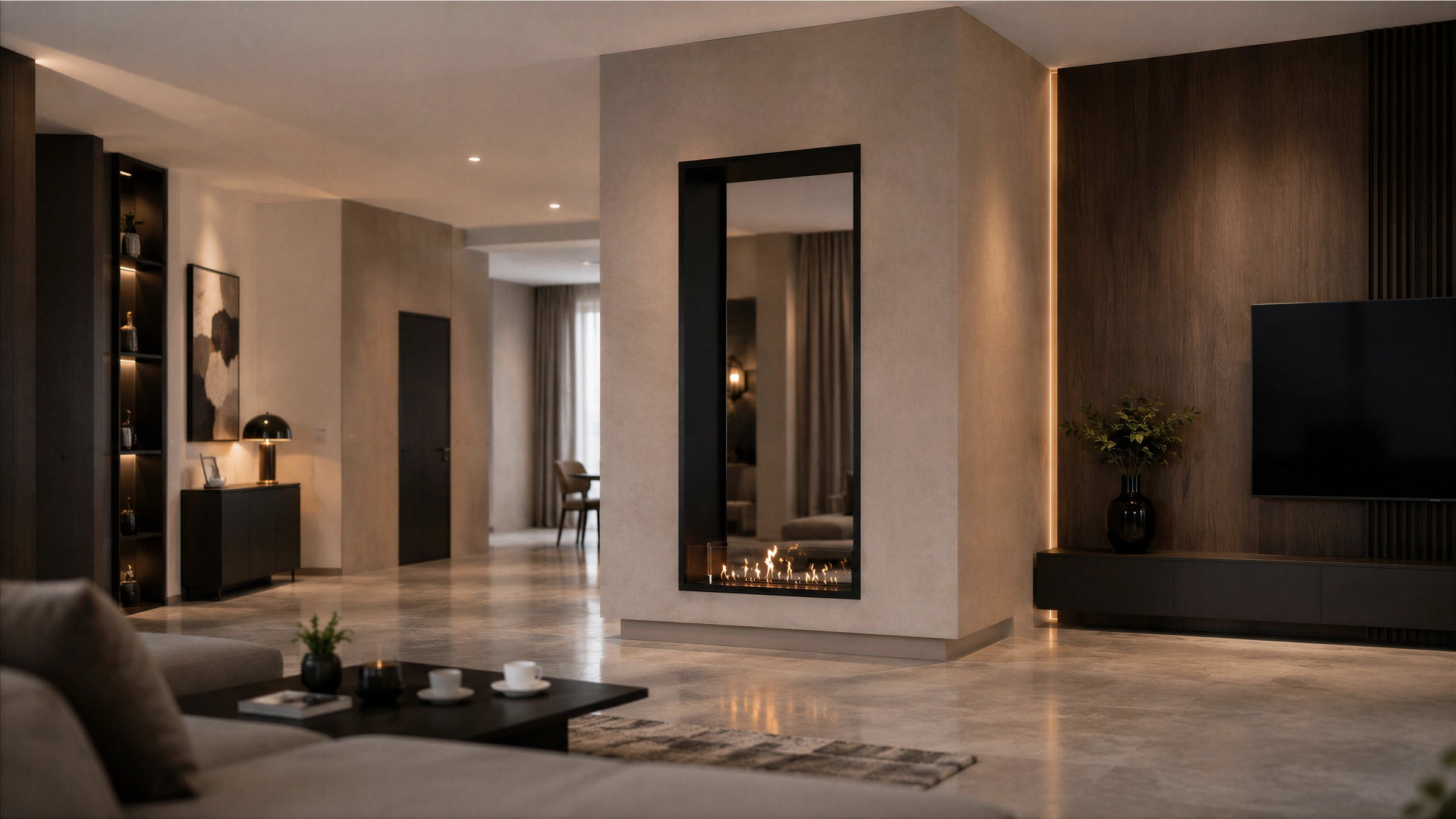 Fame Vertical Bio Ethanol Doorkijkhaard 90 x 120 cm – afbeelding 3
