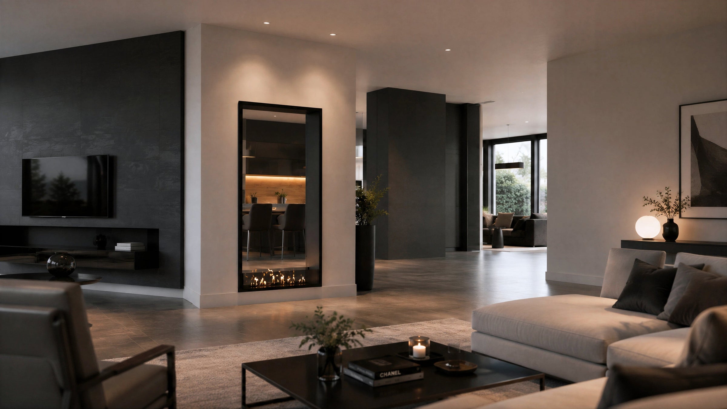 Fame Vertical Bio Ethanol Doorkijkhaard 90 x 160 cm – afbeelding 3