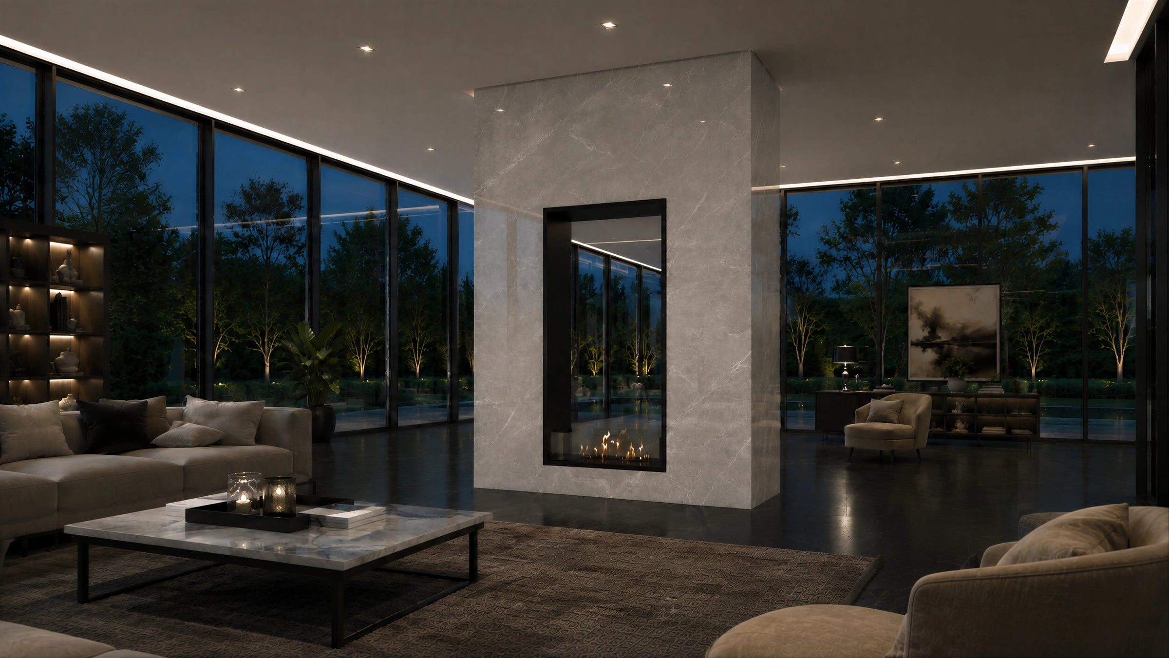 Fame Vertical Bio Ethanol Doorkijkhaard 70 x 100 cm – afbeelding 3