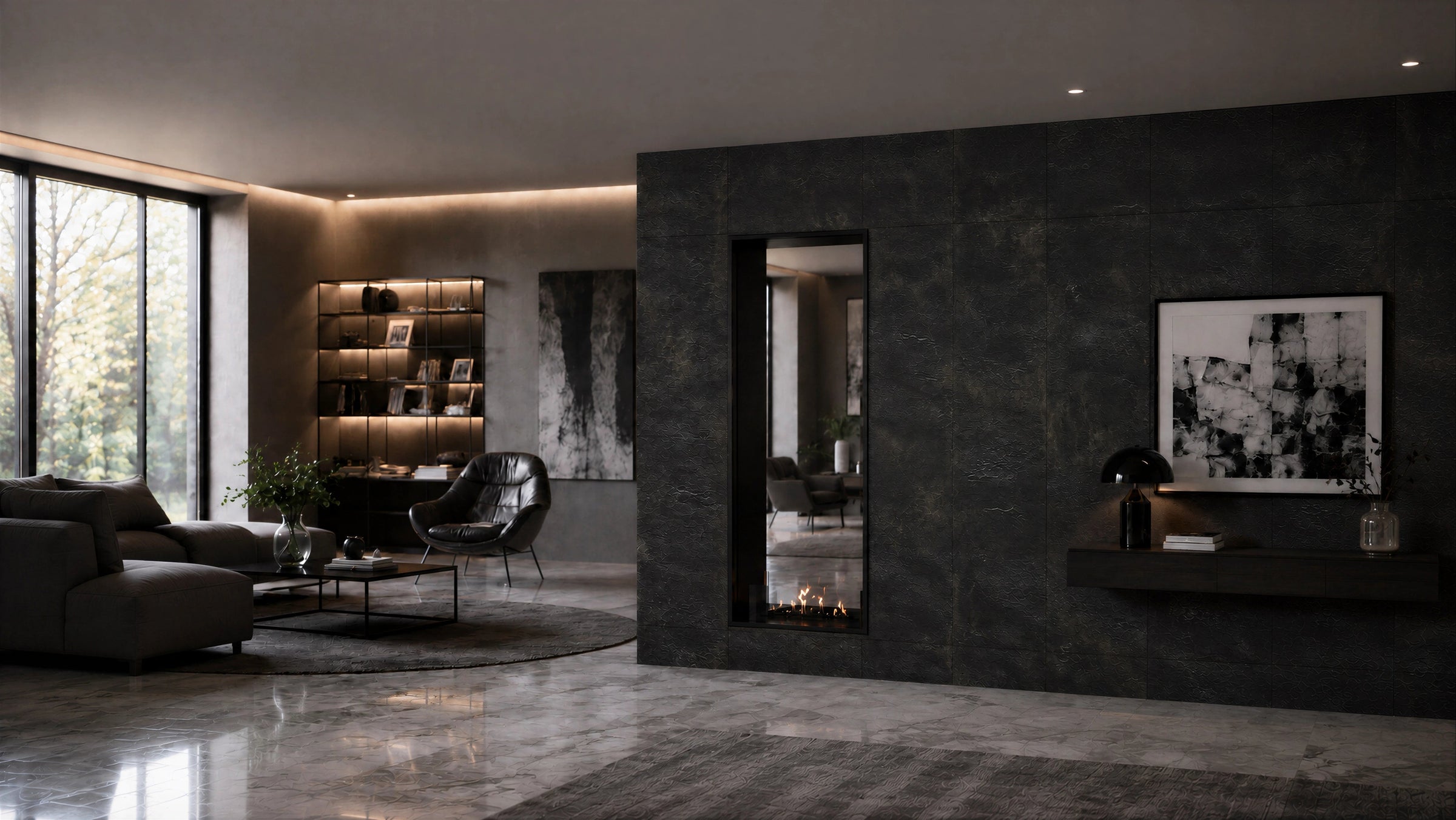 Fame Vertical Bio Ethanol Doorkijkhaard 60 x 140 cm – afbeelding 3