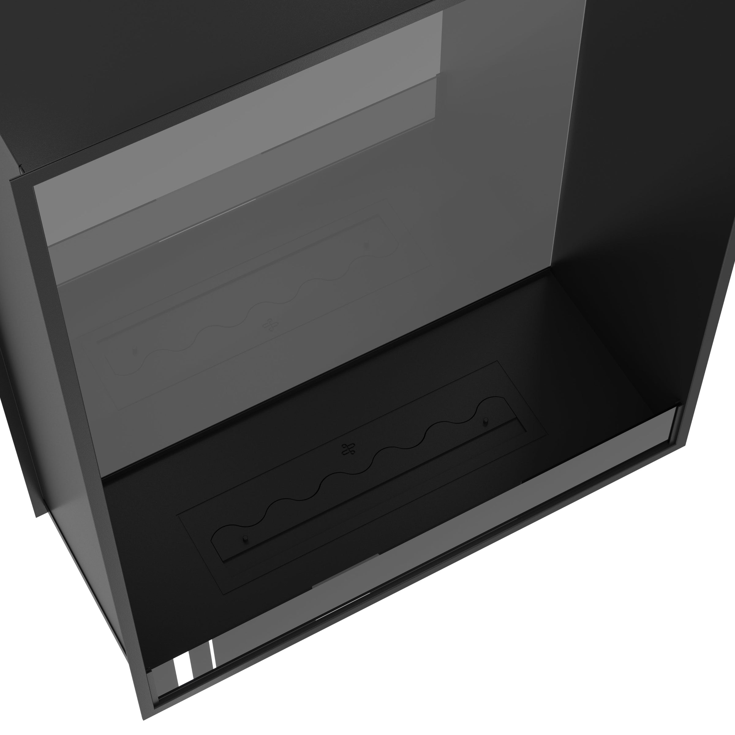 Fame Vertical Doorkijkhaard Enkel Volle Glas 100 x 100 cm – afbeelding 4
