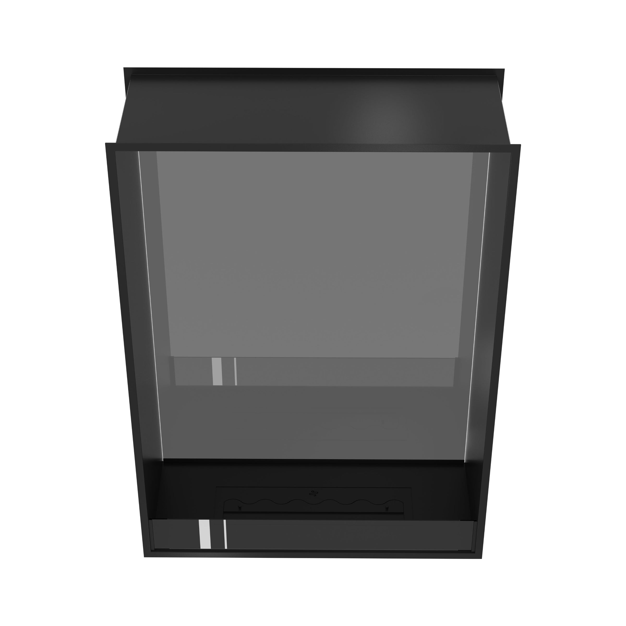Fame Vertical Doorkijkhaard Enkel Volle Glas 100 x 100 cm – afbeelding 5