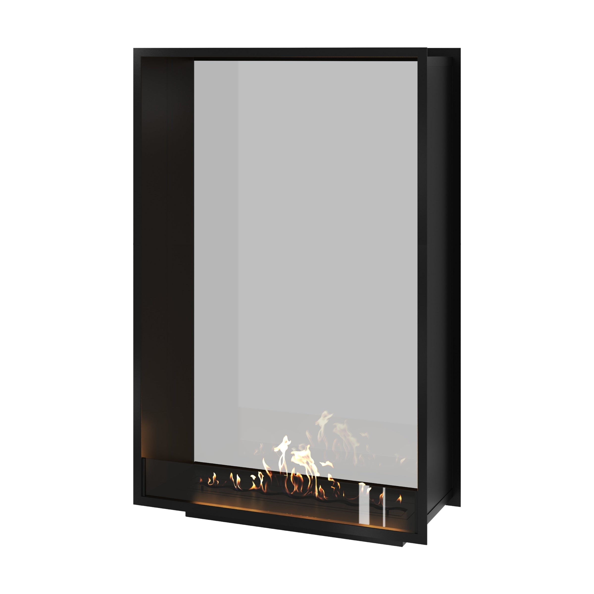 Fame Vertical Doorkijkhaard Enkel Volle Glas 100 x 160 cm – afbeelding 1
