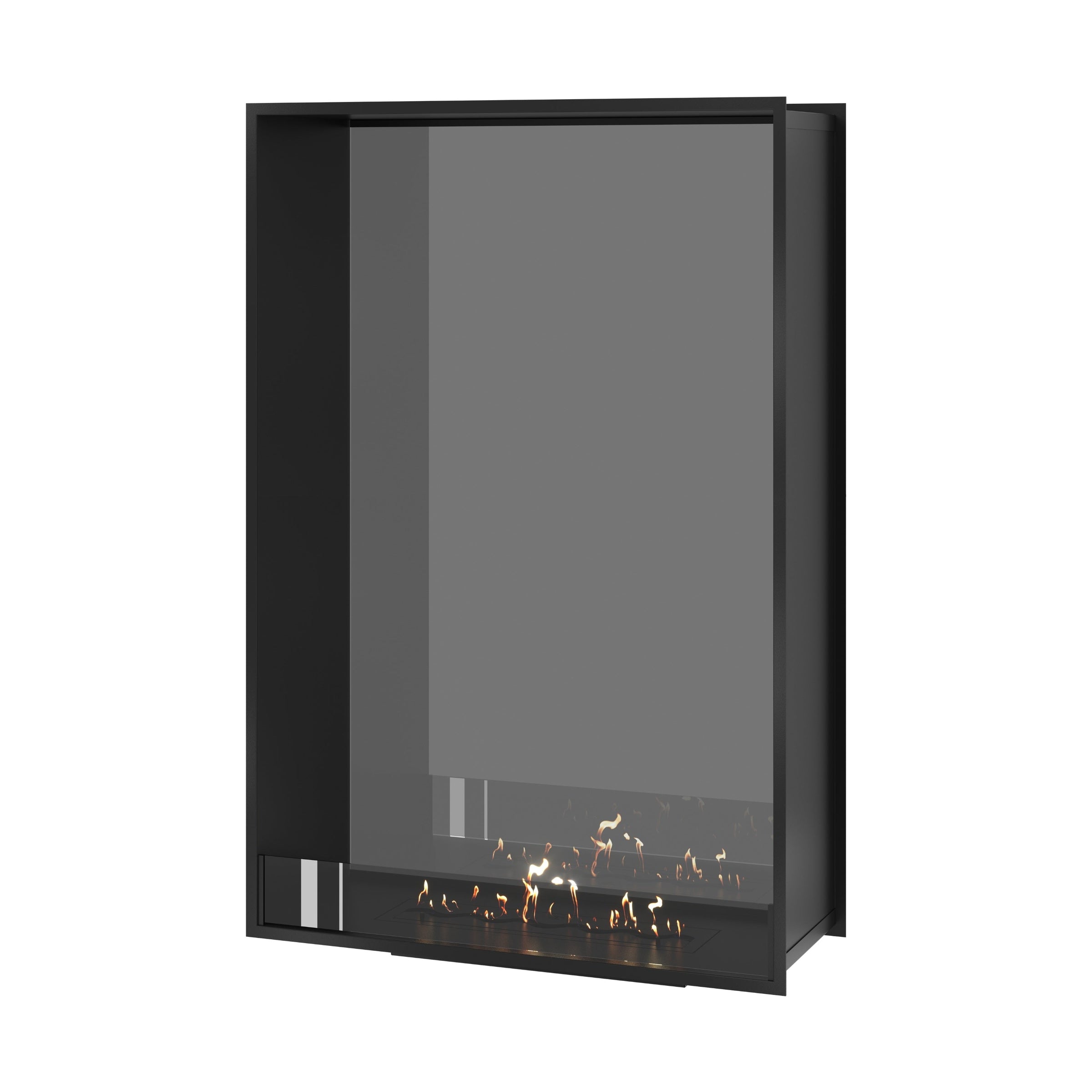 Fame Vertical Doorkijkhaard Enkel Volle Glas 100 x 160 cm – afbeelding 1