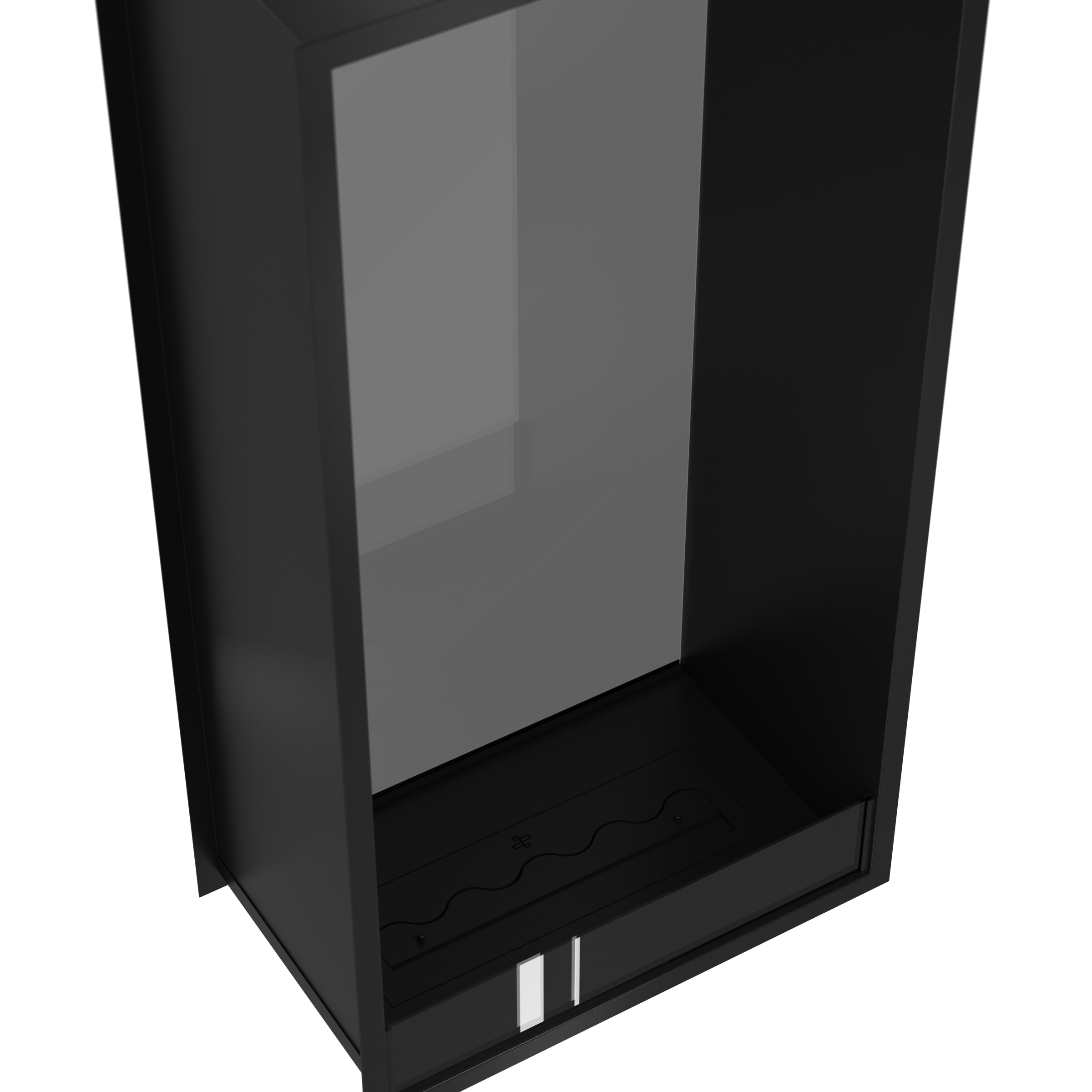 Fame Vertical Doorkijkhaard Enkel Volle Glas 70 x 160 cm – afbeelding 10