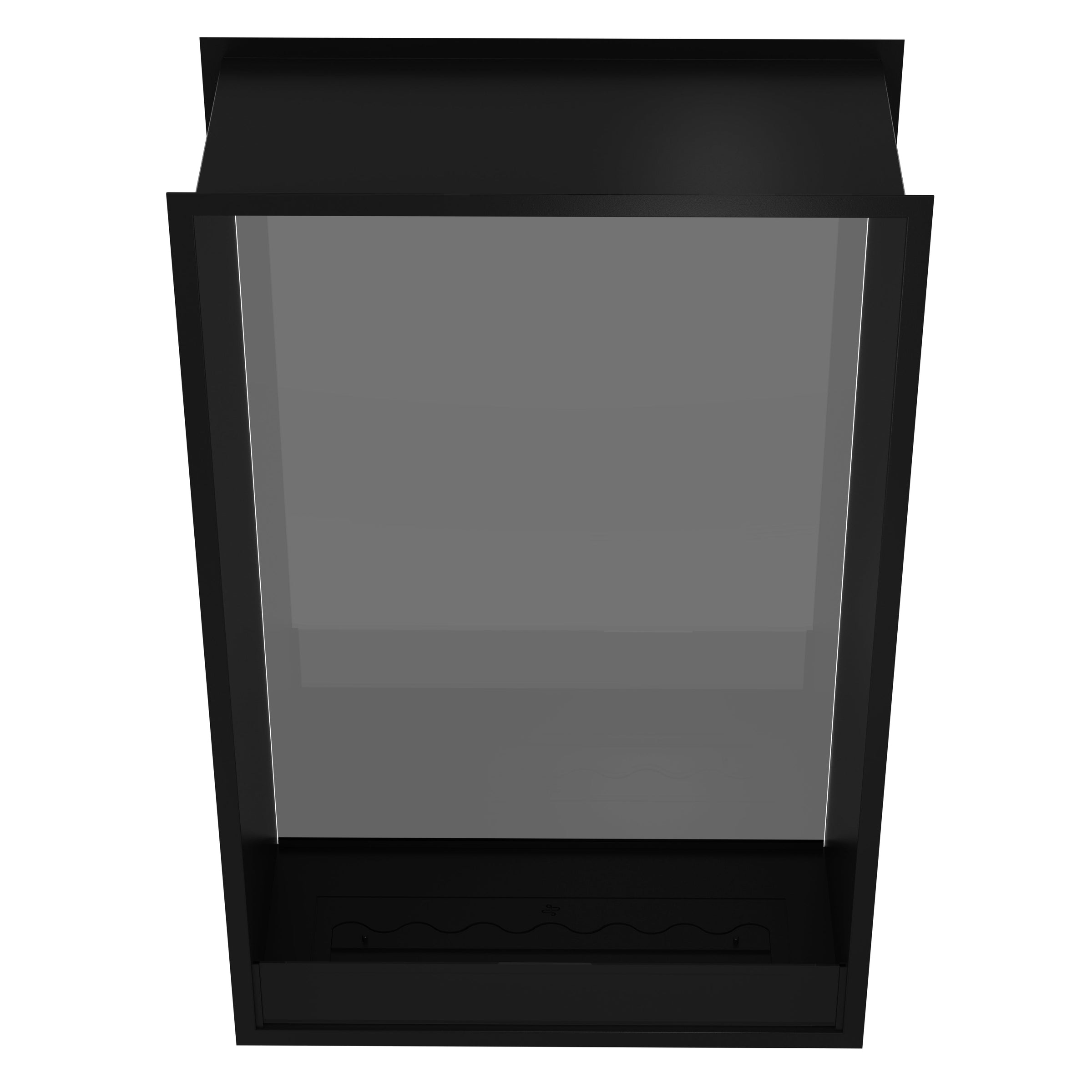 Fame Vertical Doorkijkhaard Enkel Volle Glas 90 x 160 cm – afbeelding 9