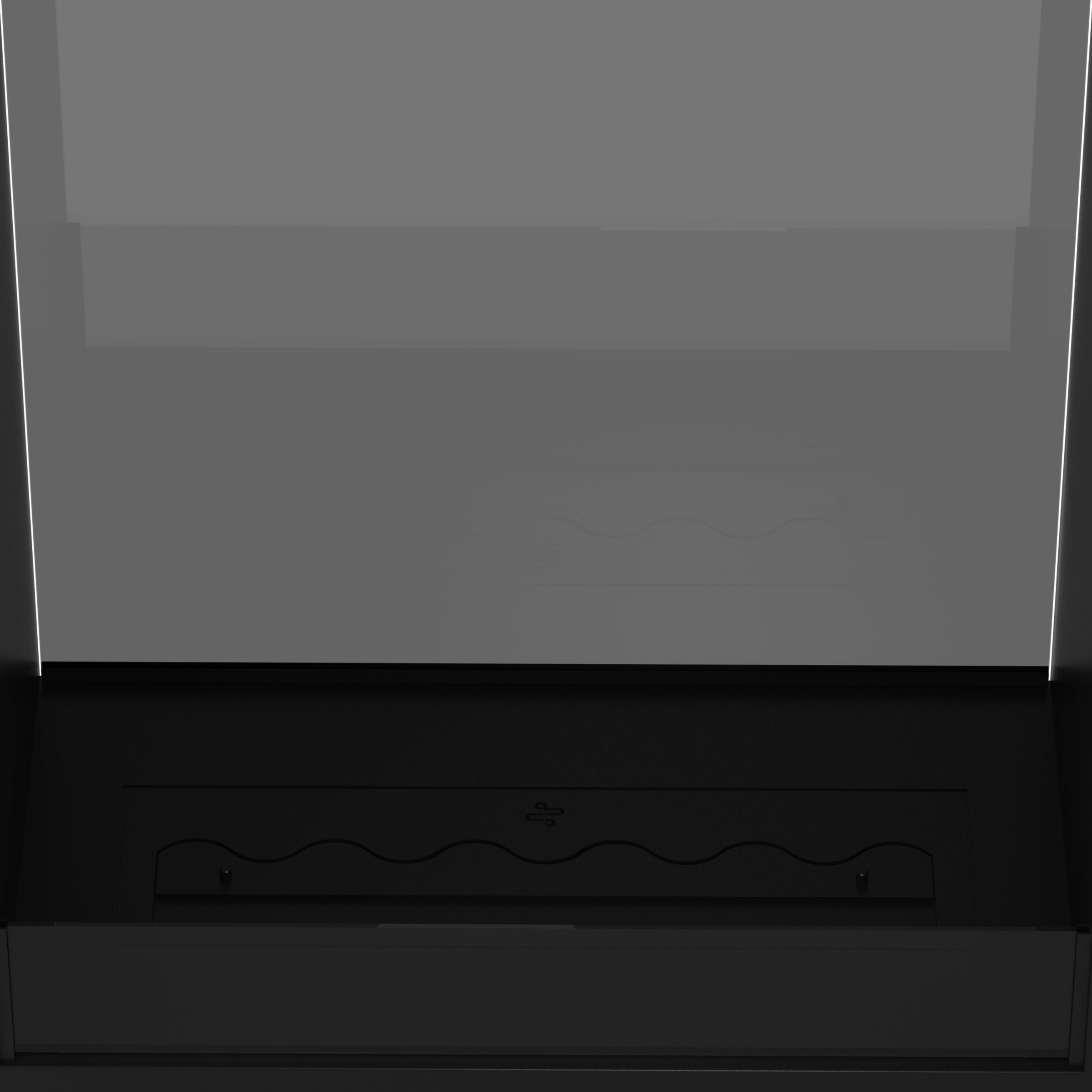 Fame Vertical Doorkijkhaard Enkel Volle Glas 80 x 140 cm – afbeelding 8