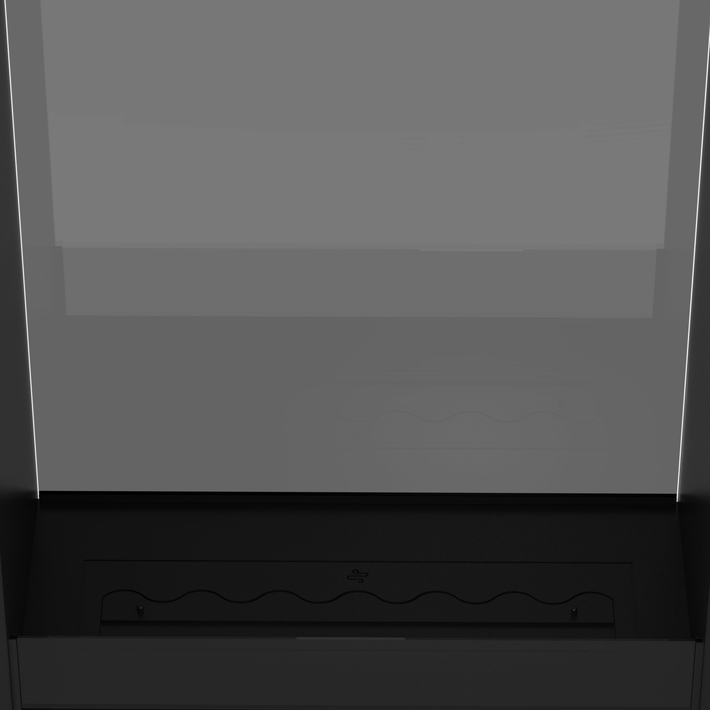 Fame Vertical Doorkijkhaard Enkel Volle Glas 90 x 180 cm – afbeelding 7