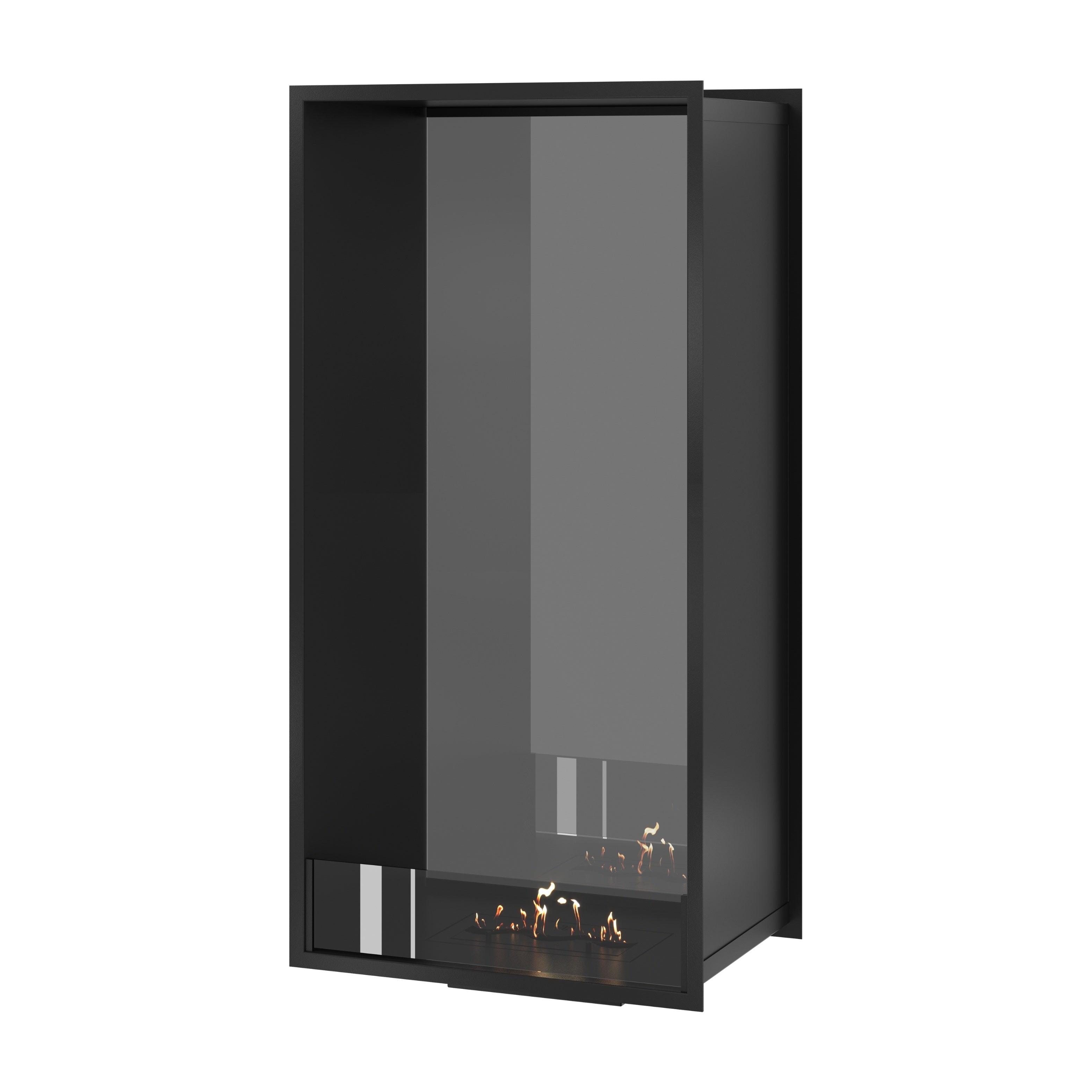 Fame Vertical Doorkijkhaard Enkel Volle Glas 60 x 180 cm – afbeelding 1
