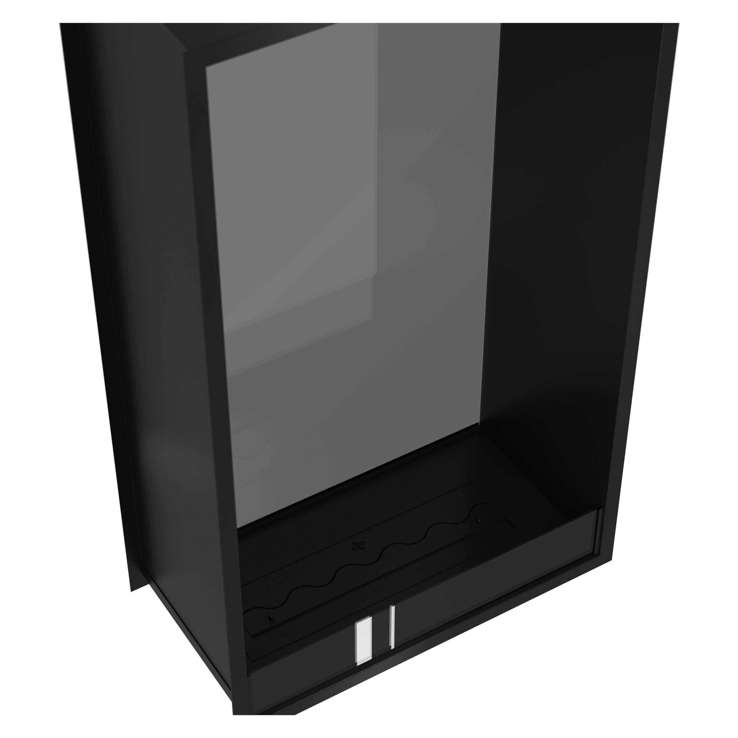 Fame Vertical Doorkijkhaard Enkel Volle Glas 80 x 100 cm – afbeelding 10