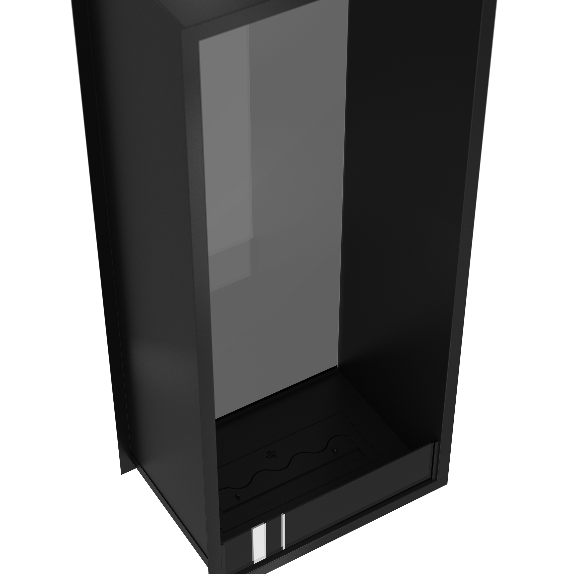 Fame Vertical Doorkijkhaard Enkel Volle Glas 60 x 140 cm – afbeelding 7