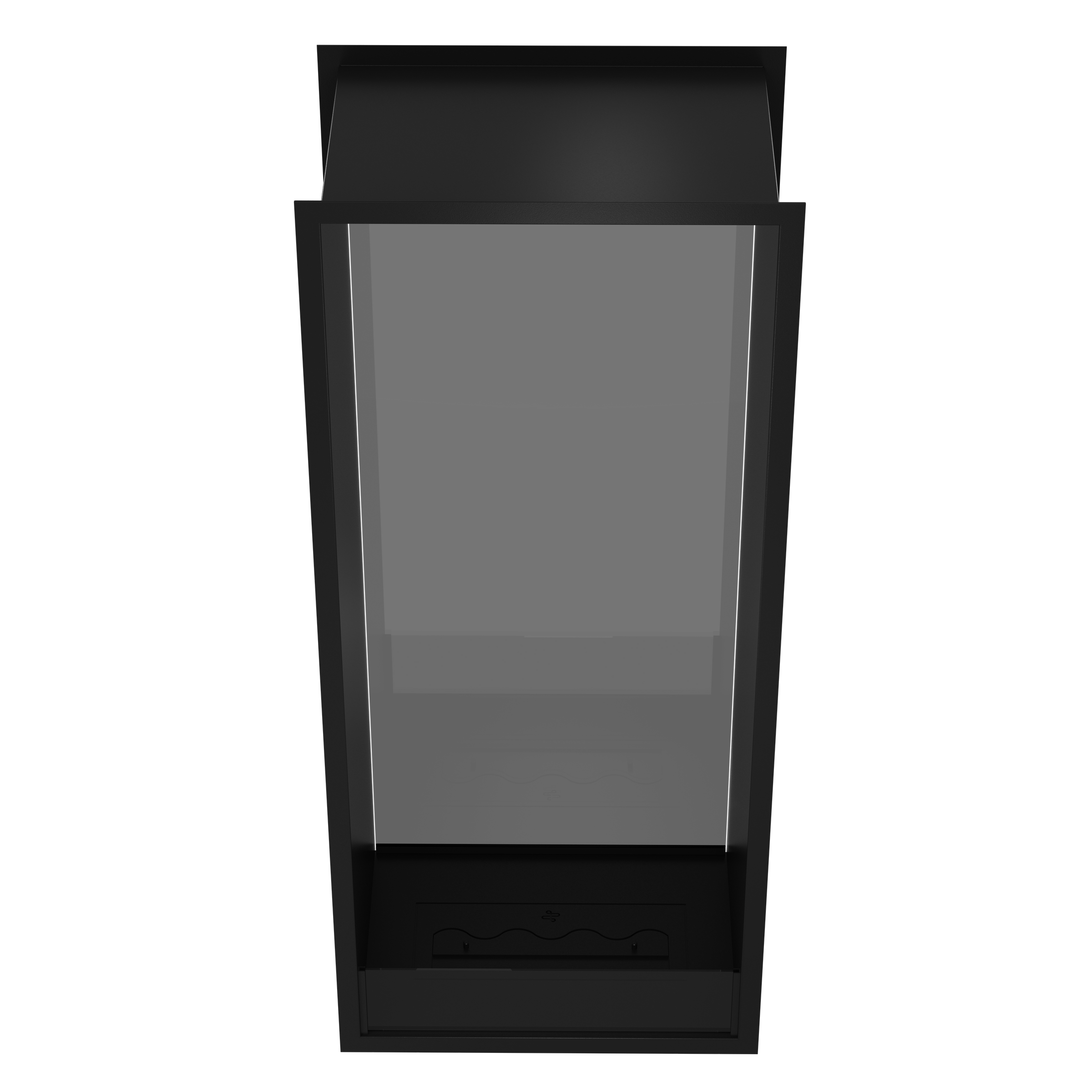 Fame Vertical Doorkijkhaard Enkel Volle Glas 60 x 160 cm – afbeelding 6