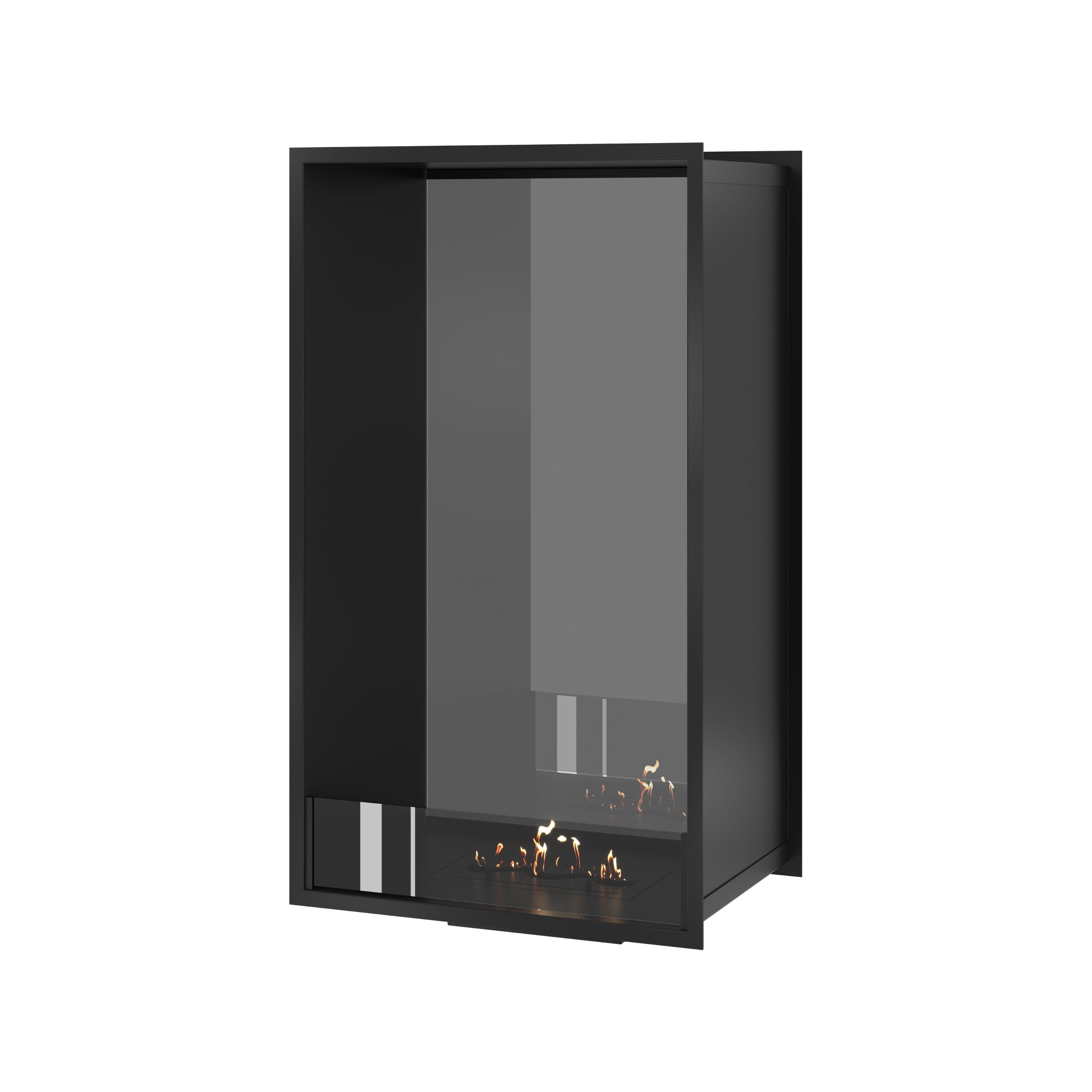 Fame Vertical Doorkijkhaard Enkel Volle Glas 60 x 120 cm – afbeelding 1