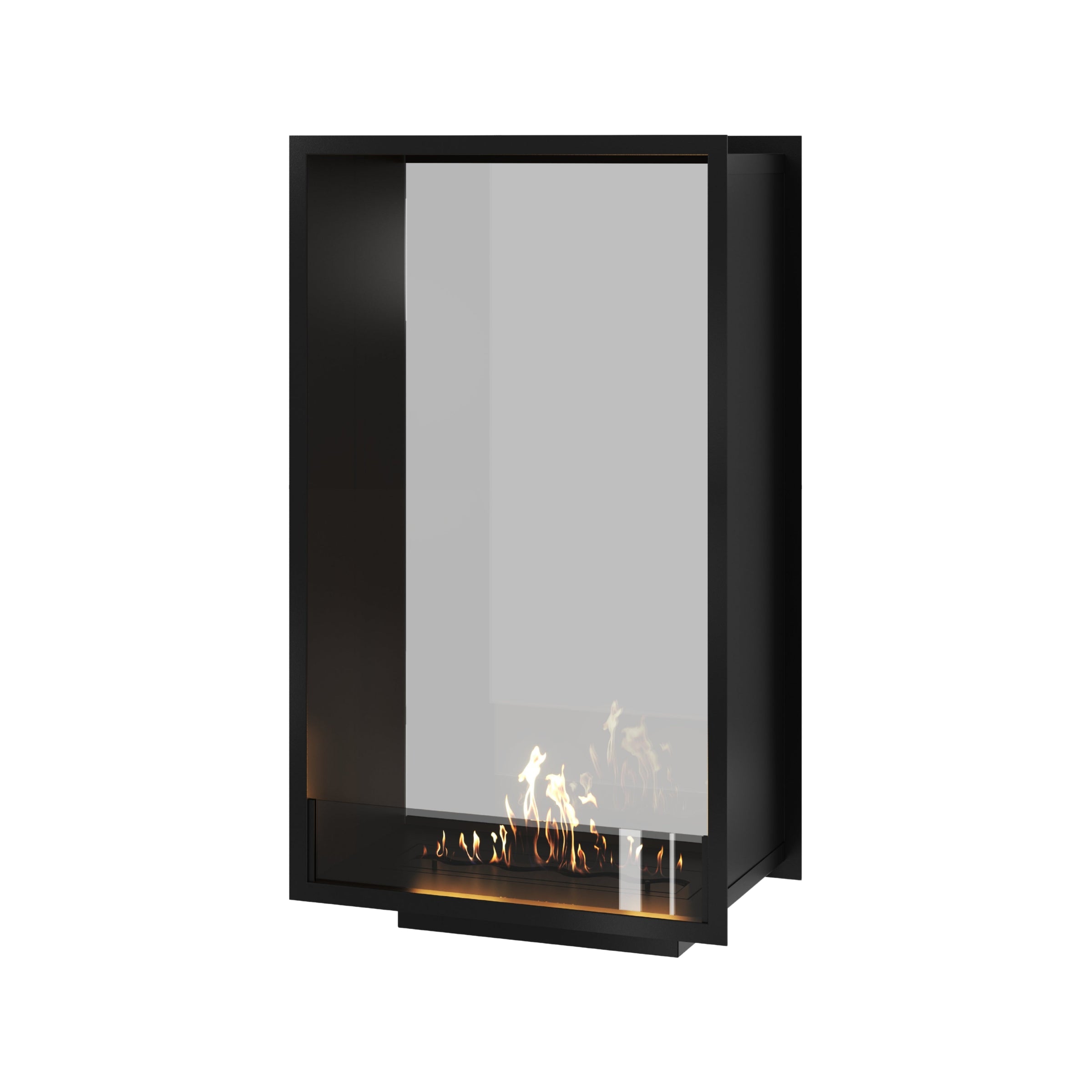 Fame Vertical Doorkijkhaard Enkel Volle Glas 70 x 120 cm – afbeelding 1