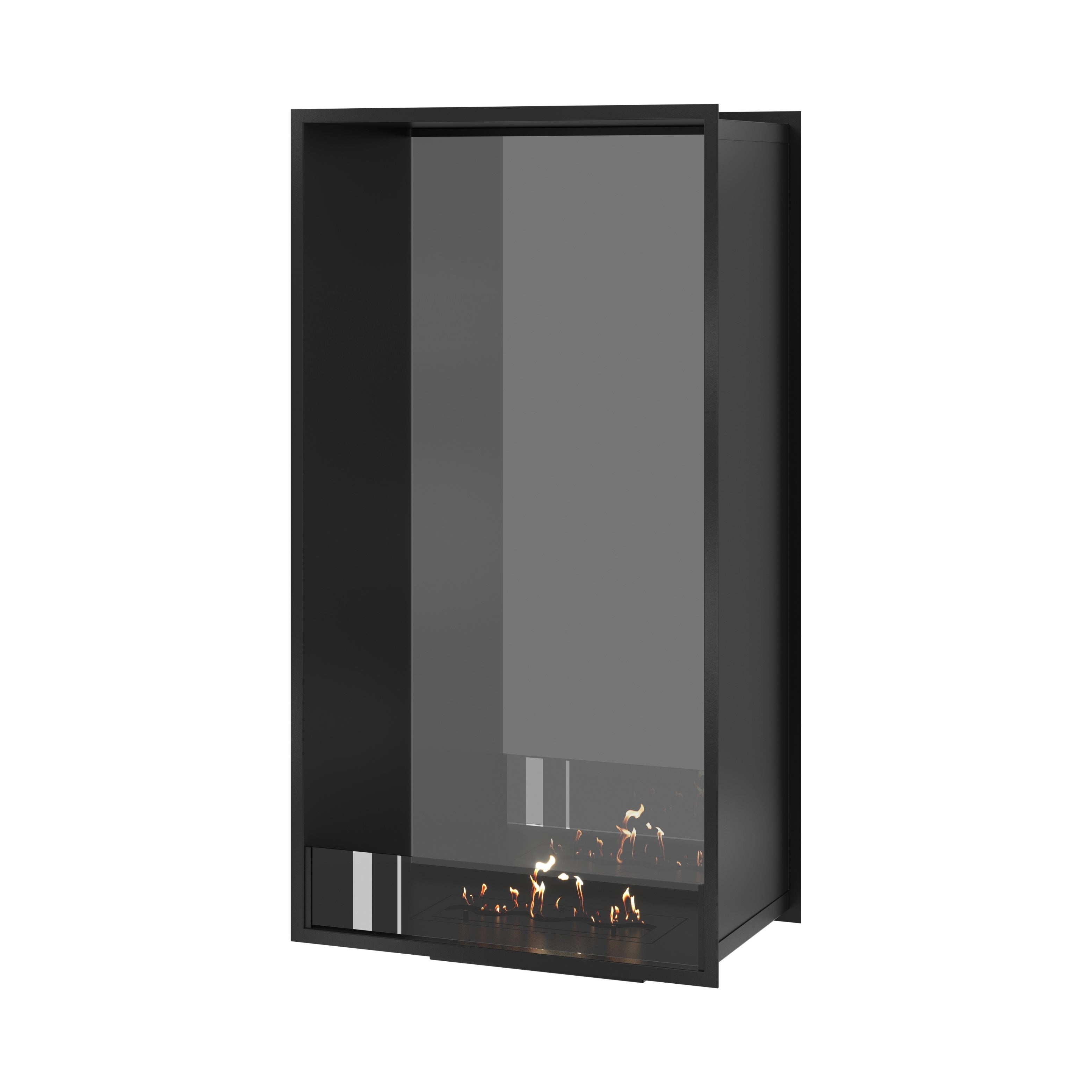Fame Vertical Doorkijkhaard Enkel Volle Glas 70 x 160 cm – afbeelding 1