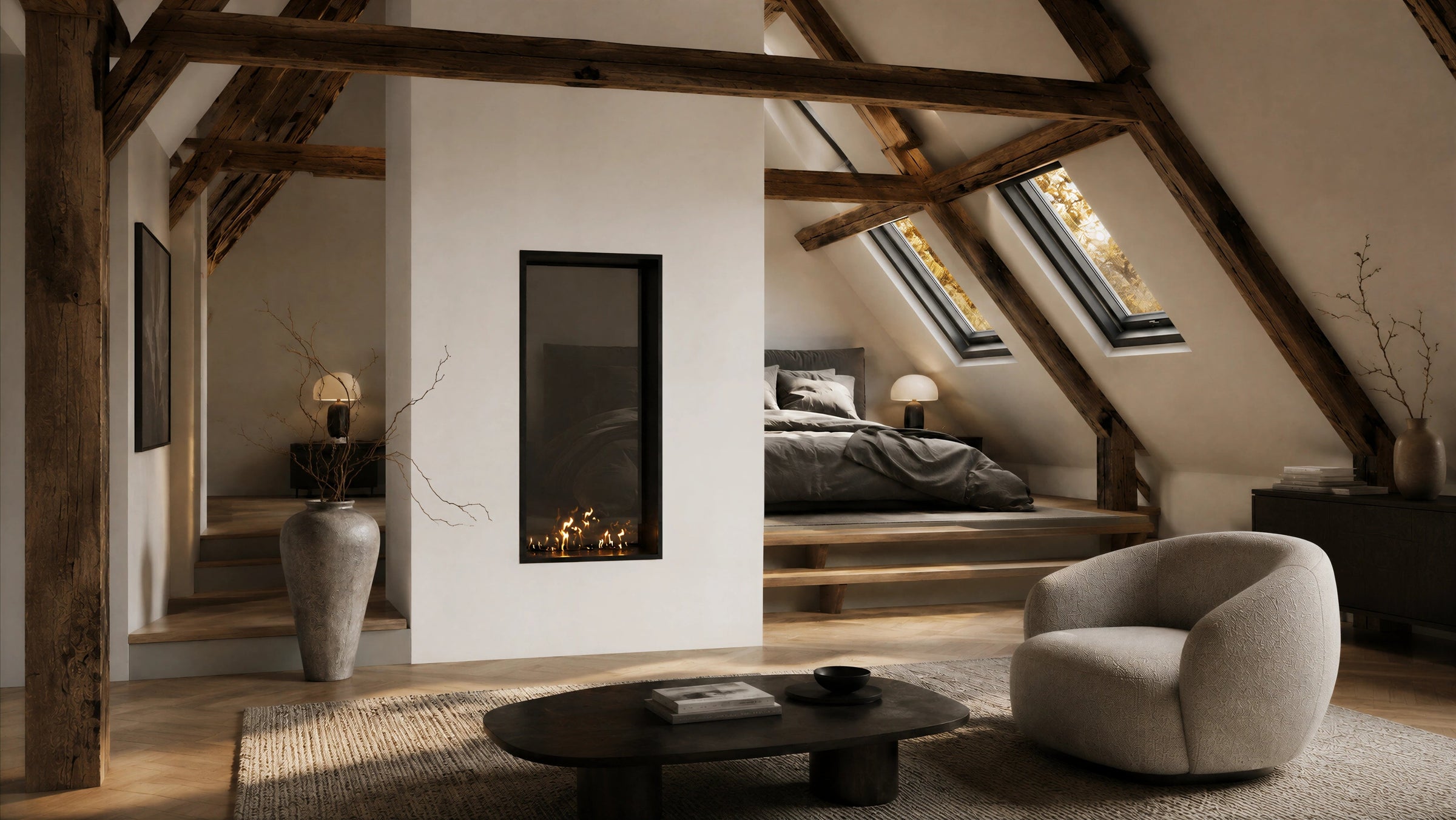 Fame Vertical Doorkijkhaard Enkel Volle Glas 70 x 180 cm – afbeelding 3
