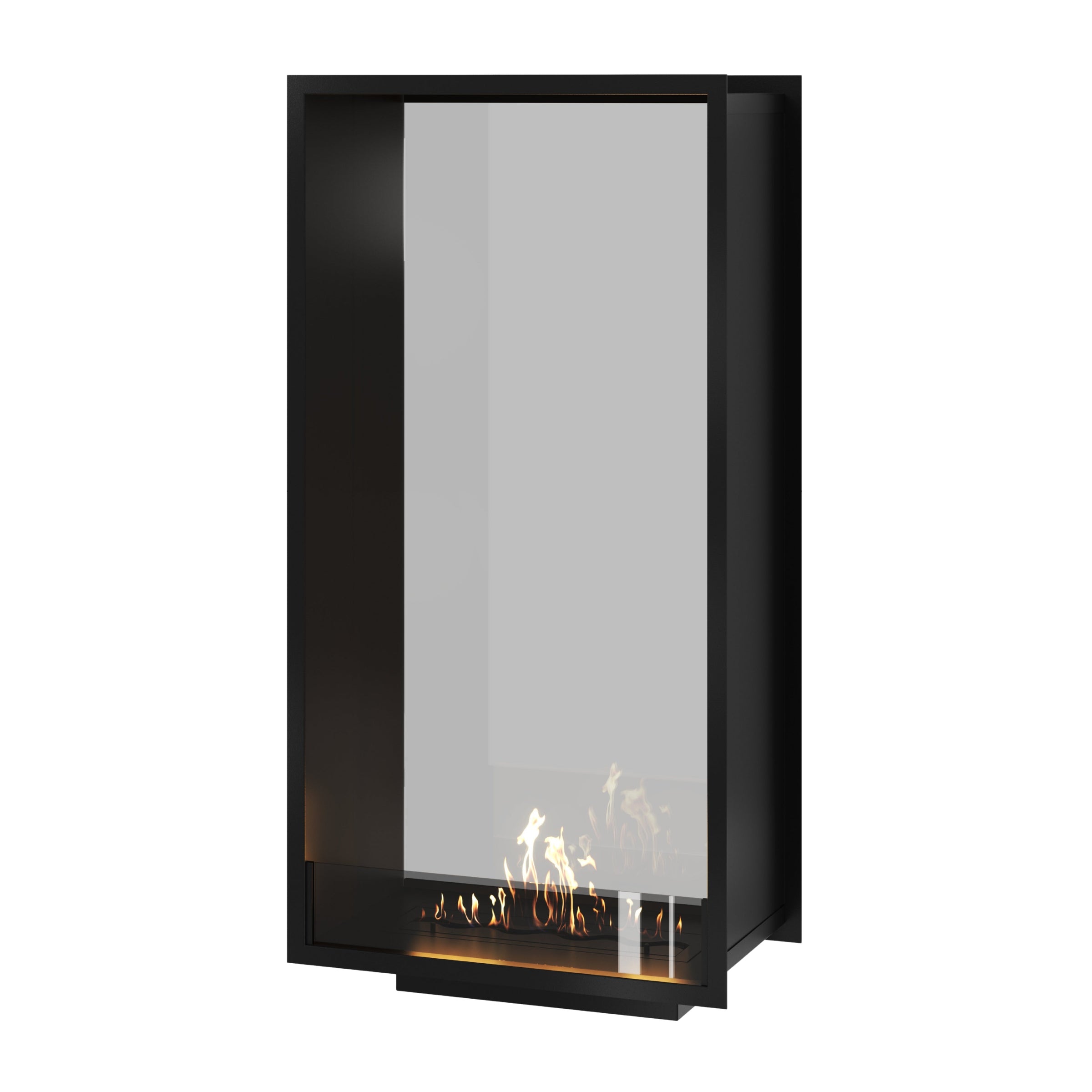 Fame Vertical Doorkijkhaard Enkel Volle Glas 70 x 180 cm – afbeelding 1