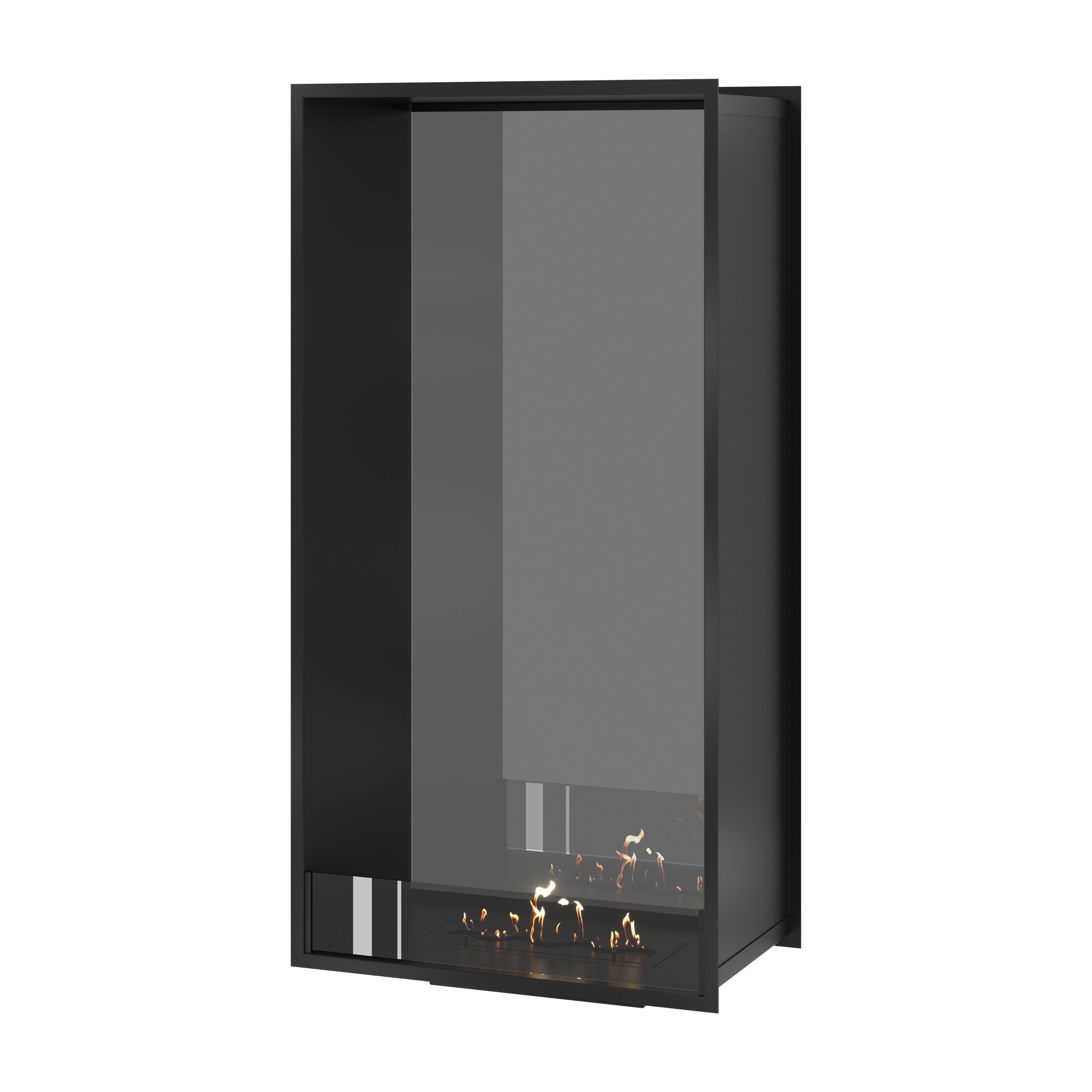 Fame Vertical Doorkijkhaard Enkel Volle Glas 70 x 180 cm – afbeelding 1