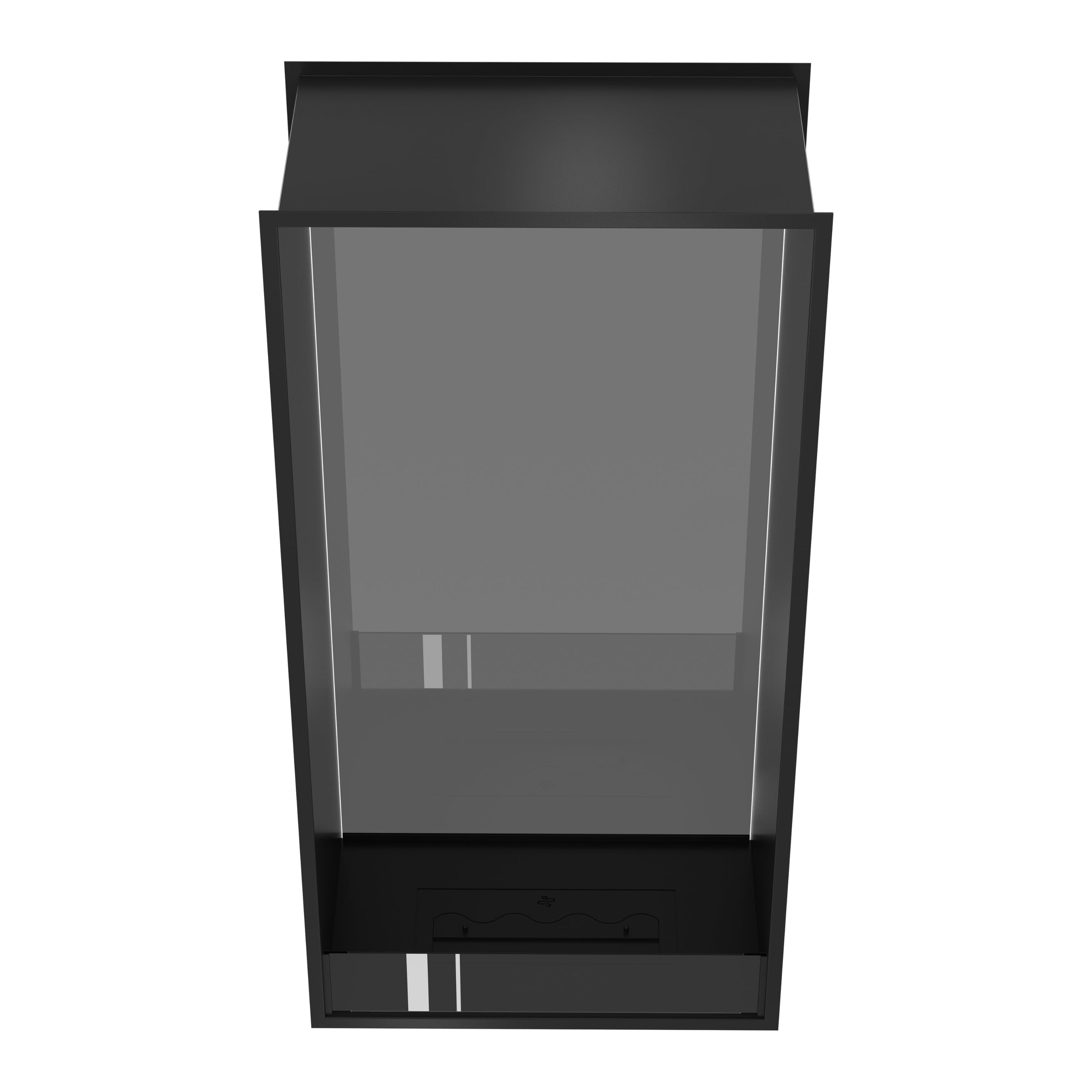 Fame Vertical Doorkijkhaard Enkel Volle Glas 70 x 200 cm – afbeelding 5