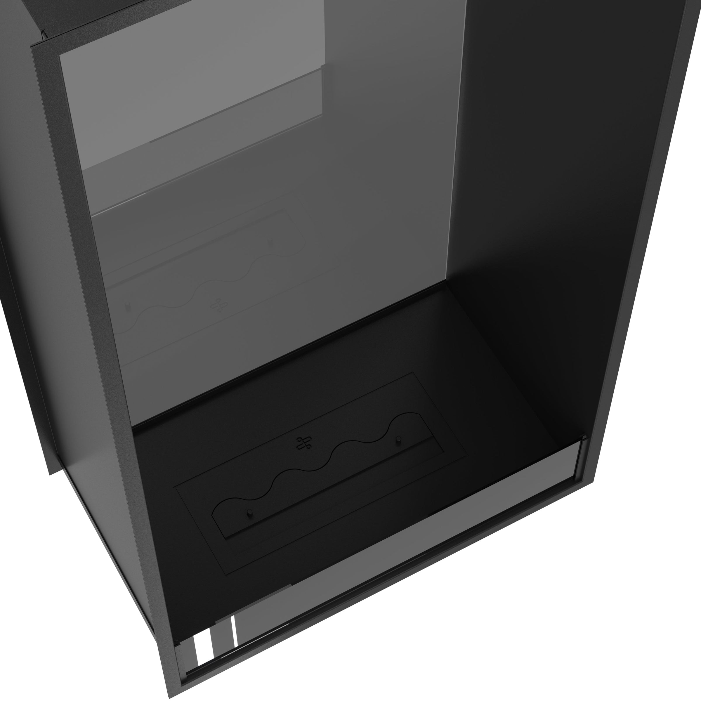 Fame Vertical Doorkijkhaard Enkel Volle Glas 70 x 200 cm – afbeelding 4