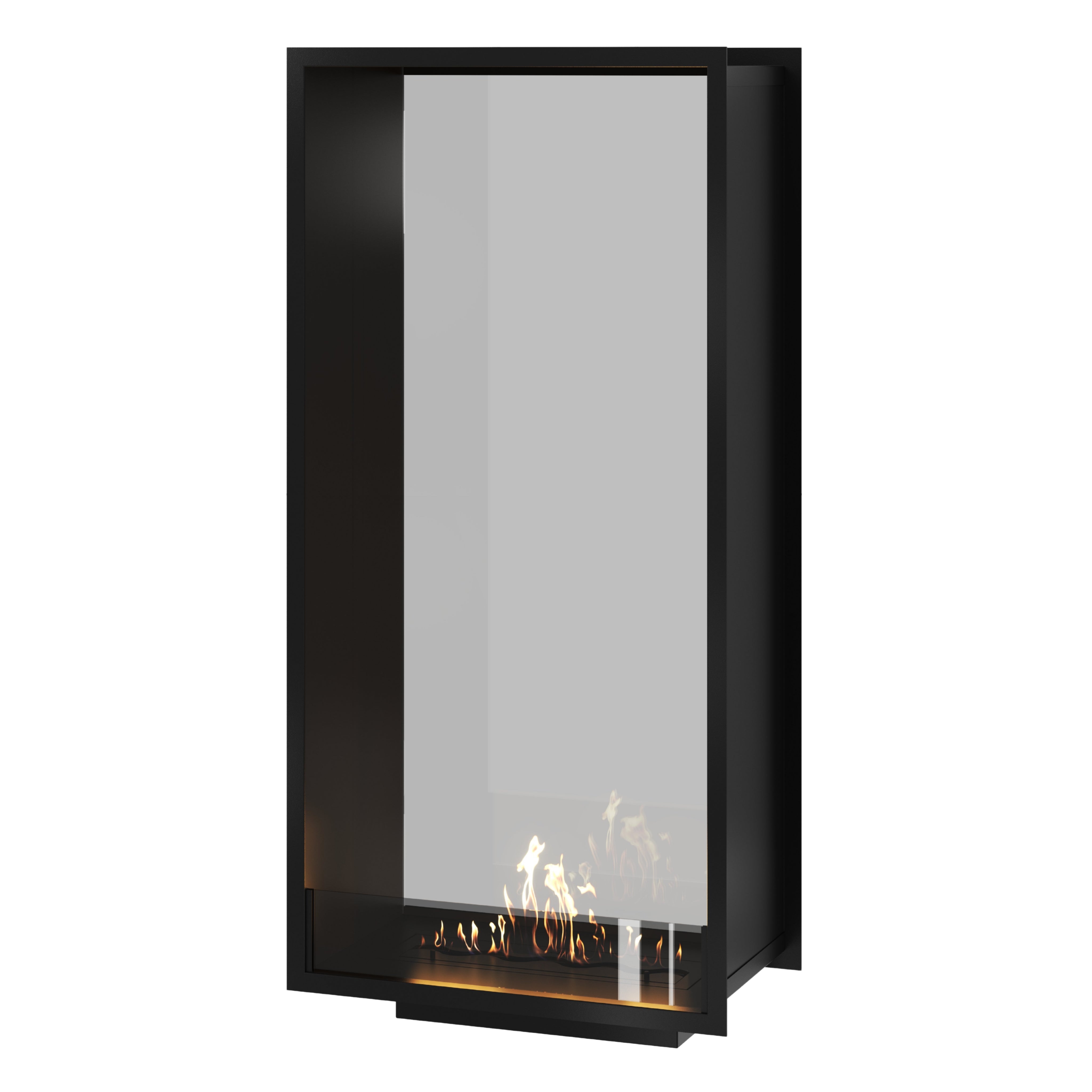 Fame Vertical Doorkijkhaard Enkel Volle Glas 70 x 200 cm – afbeelding 1