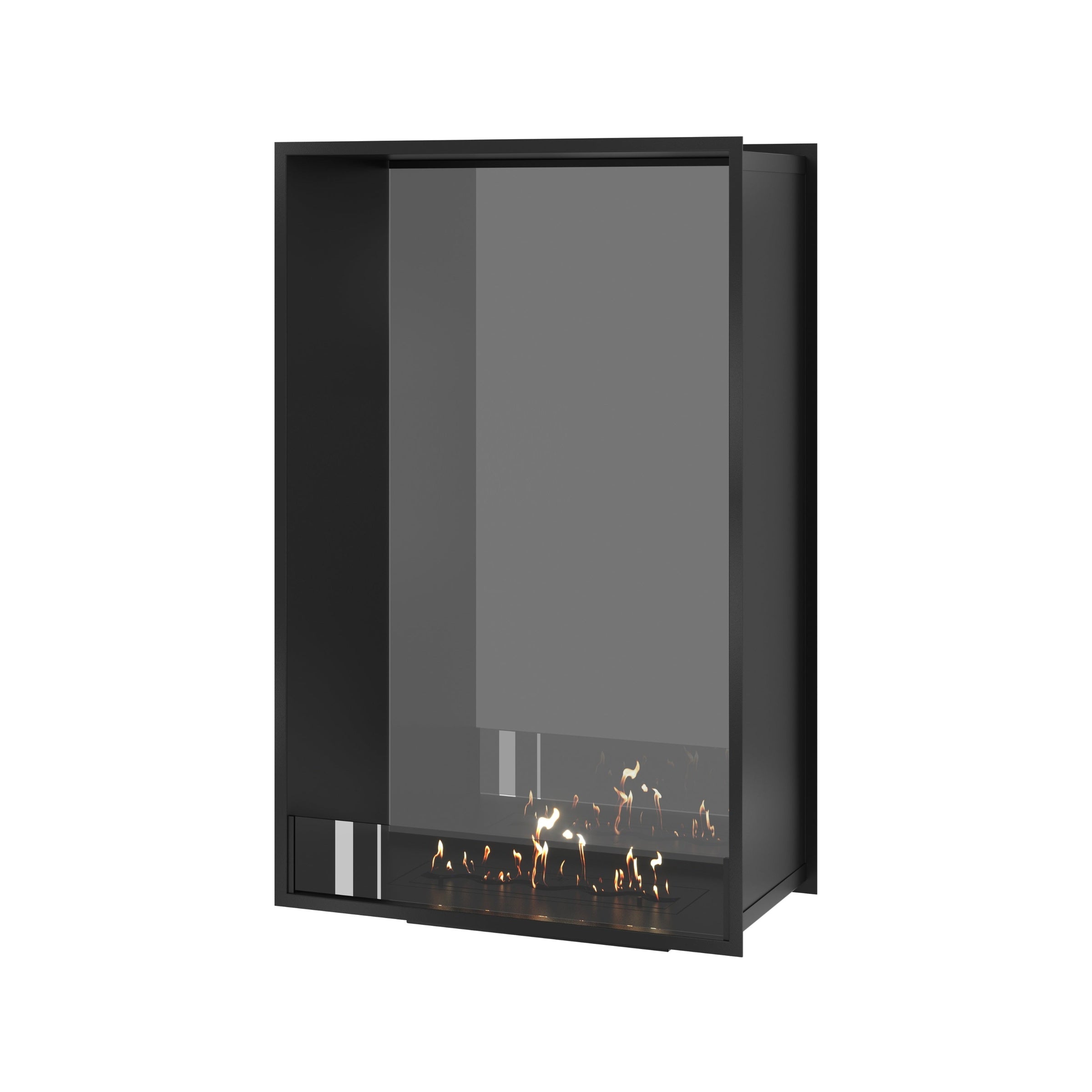 Fame Vertical Doorkijkhaard Enkel Volle Glas 80 x 120 cm – afbeelding 1