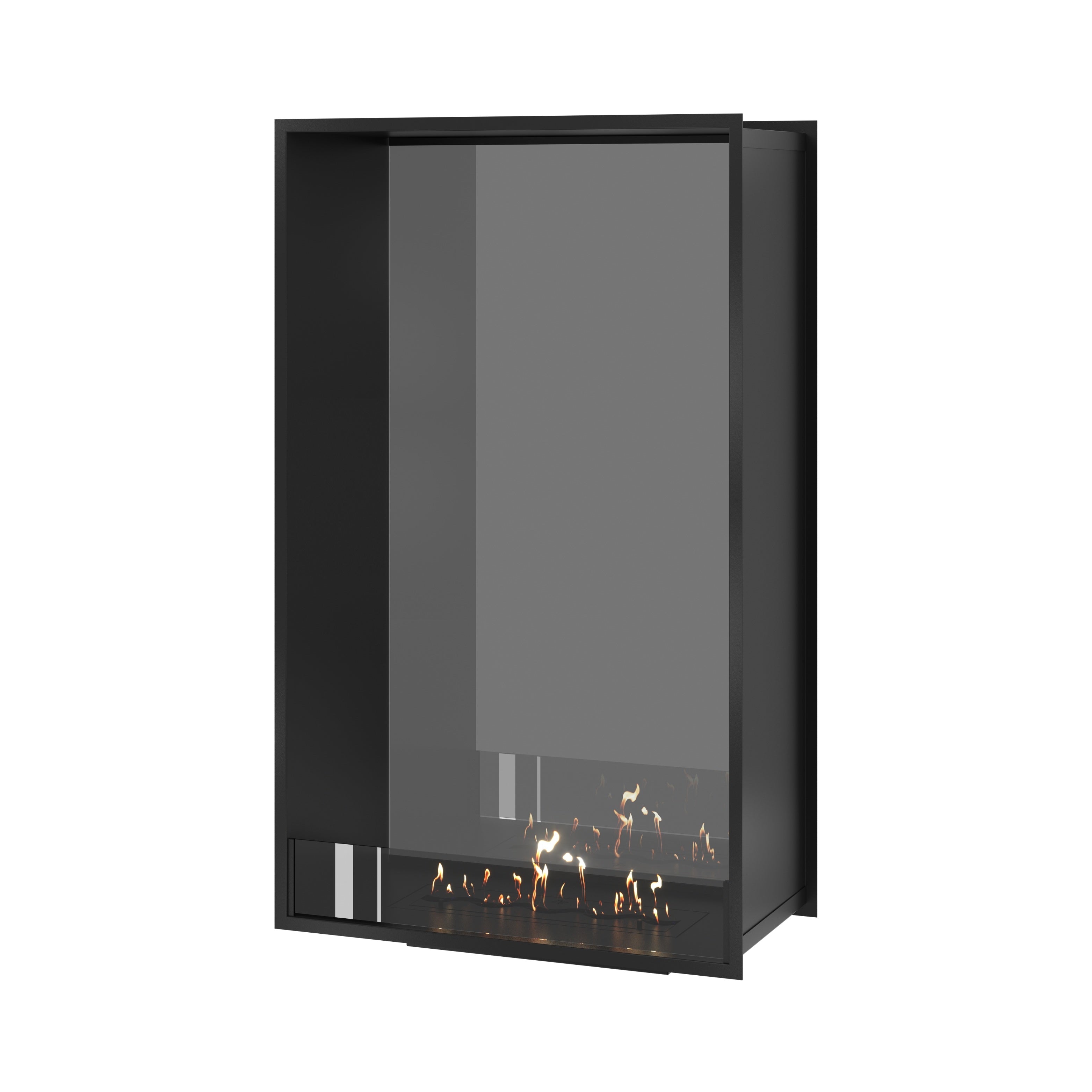 Fame Vertical Doorkijkhaard Enkel Volle Glas 80 x 140 cm – afbeelding 1