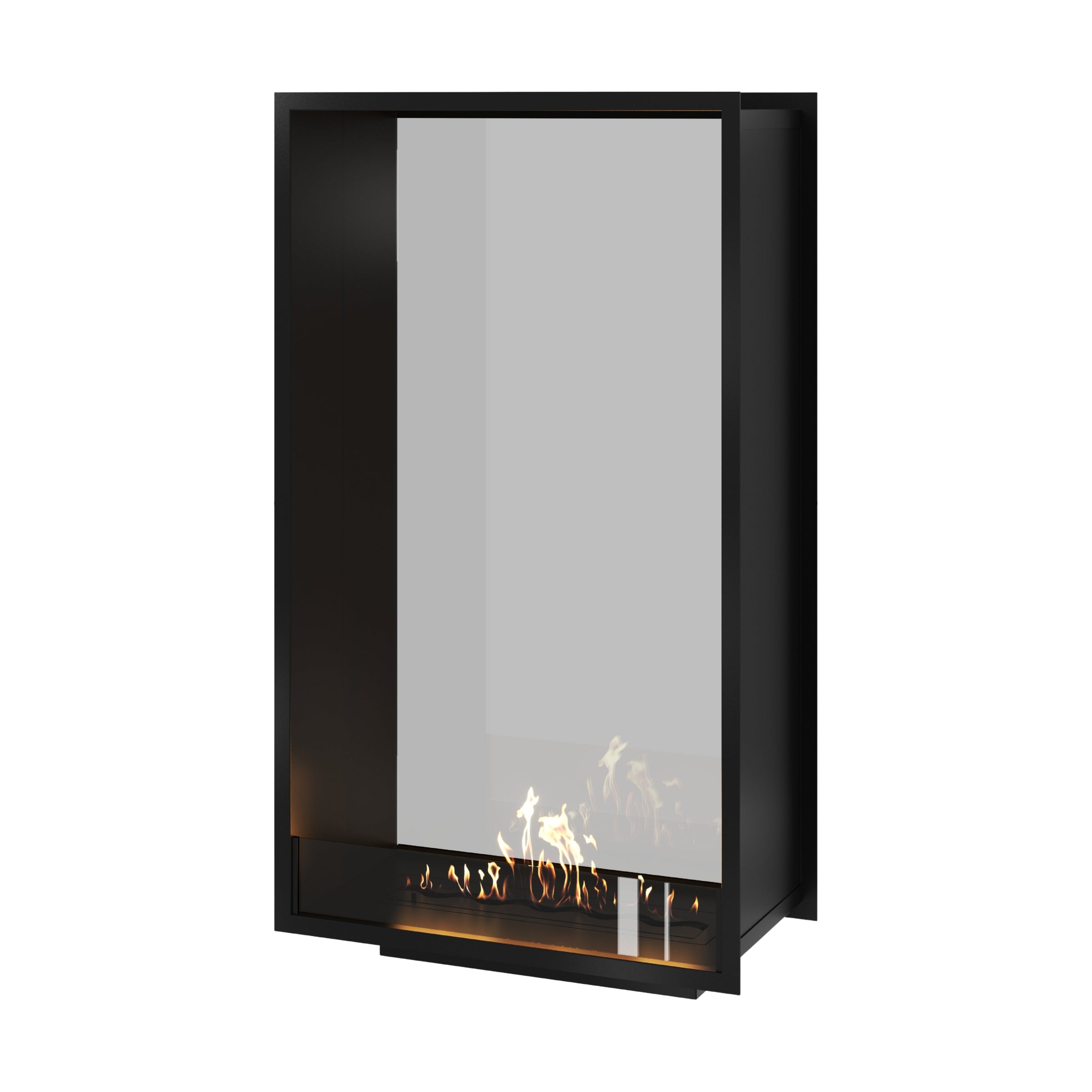 Fame Vertical Doorkijkhaard Enkel Volle Glas 80 x 160 cm – afbeelding 1