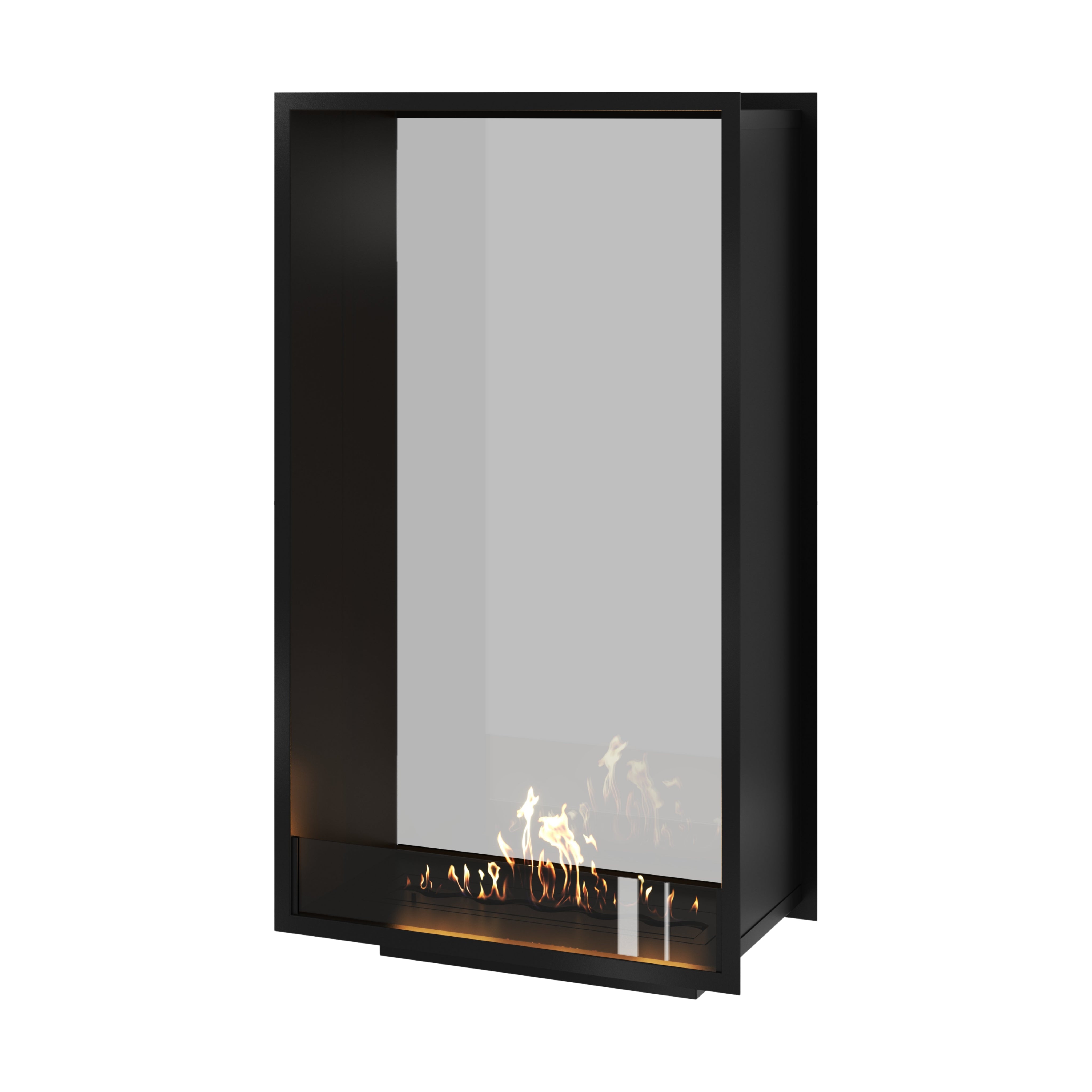 Fame Vertical Doorkijkhaard Enkel Volle Glas 80 x 160 cm – afbeelding 1