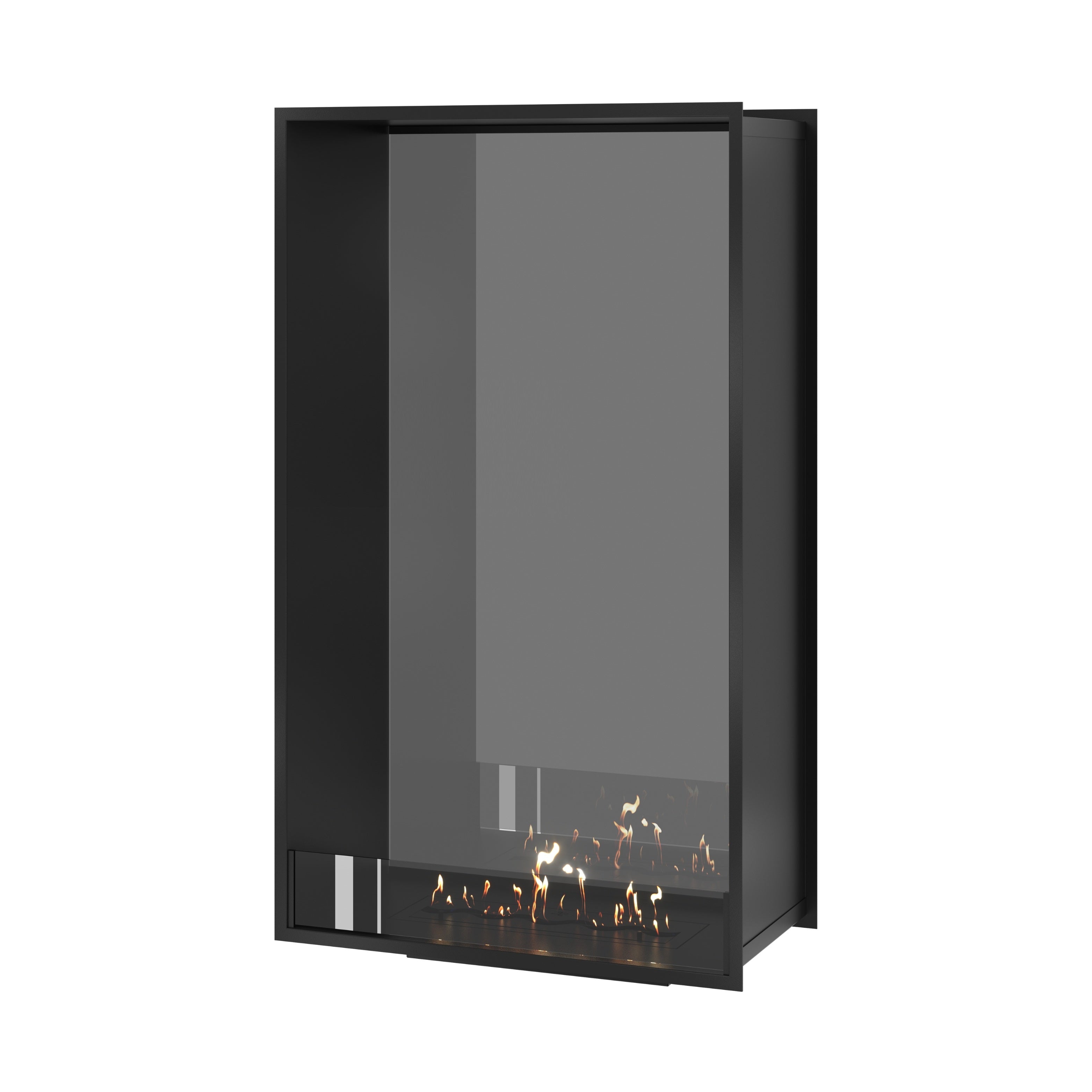 Fame Vertical Doorkijkhaard Enkel Volle Glas 80 x 160 cm – afbeelding 1