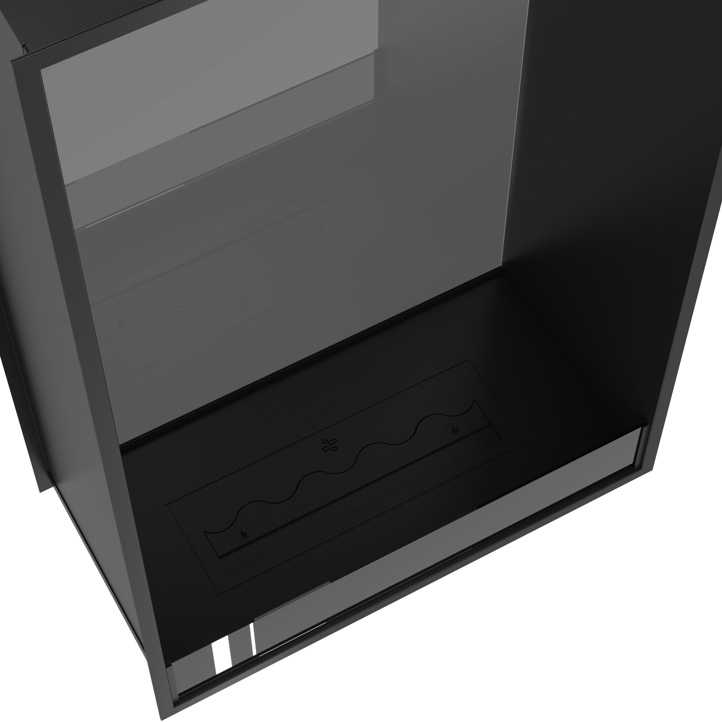 Fame Vertical Doorkijkhaard Enkel Volle Glas 80 x 180 cm – afbeelding 4