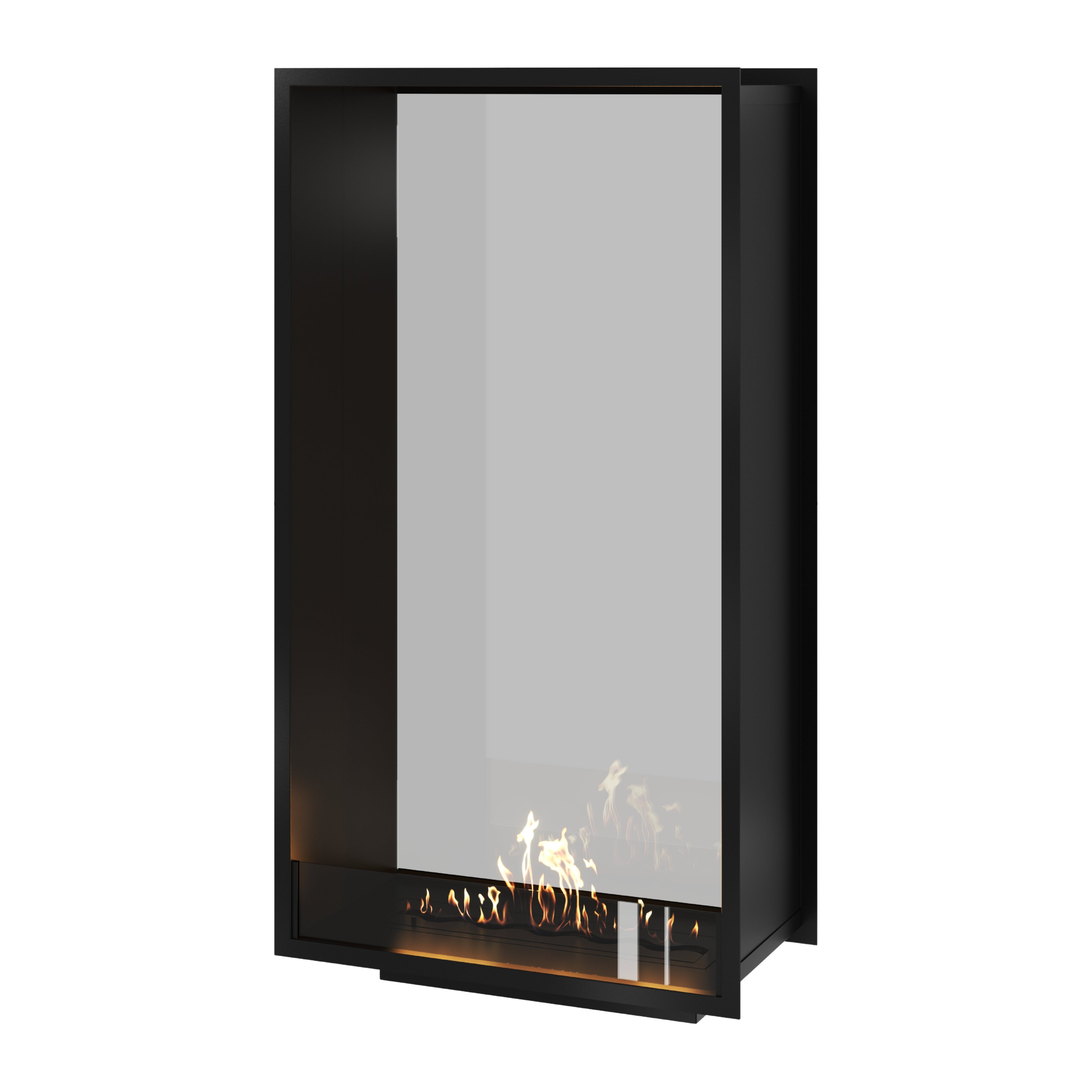 Fame Vertical Doorkijkhaard Enkel Volle Glas 80 x 180 cm – afbeelding 1