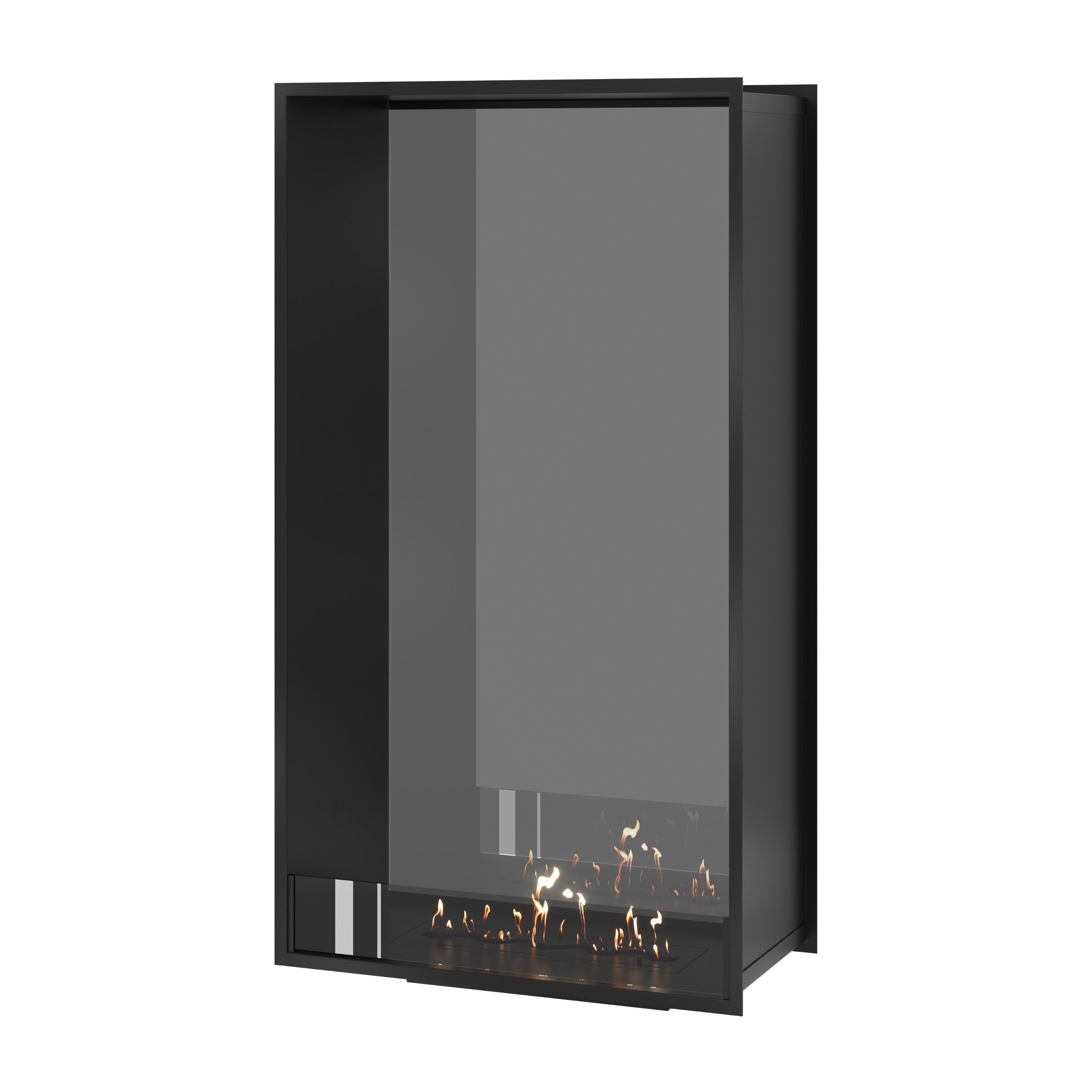 Fame Vertical Doorkijkhaard Enkel Volle Glas 80 x 180 cm – afbeelding 1