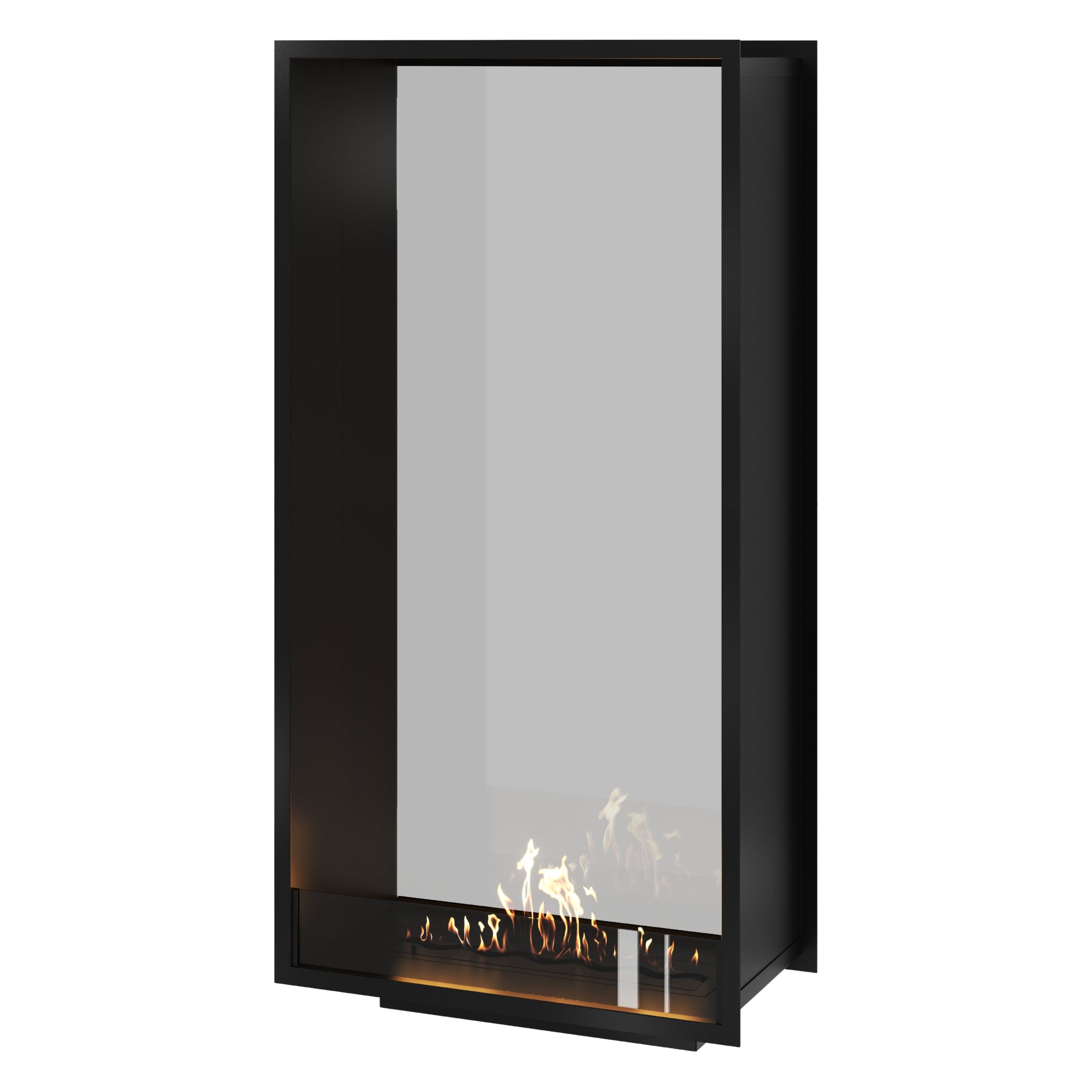 Fame Vertical Doorkijkhaard Enkel Volle Glas 80 x 200 cm – afbeelding 1