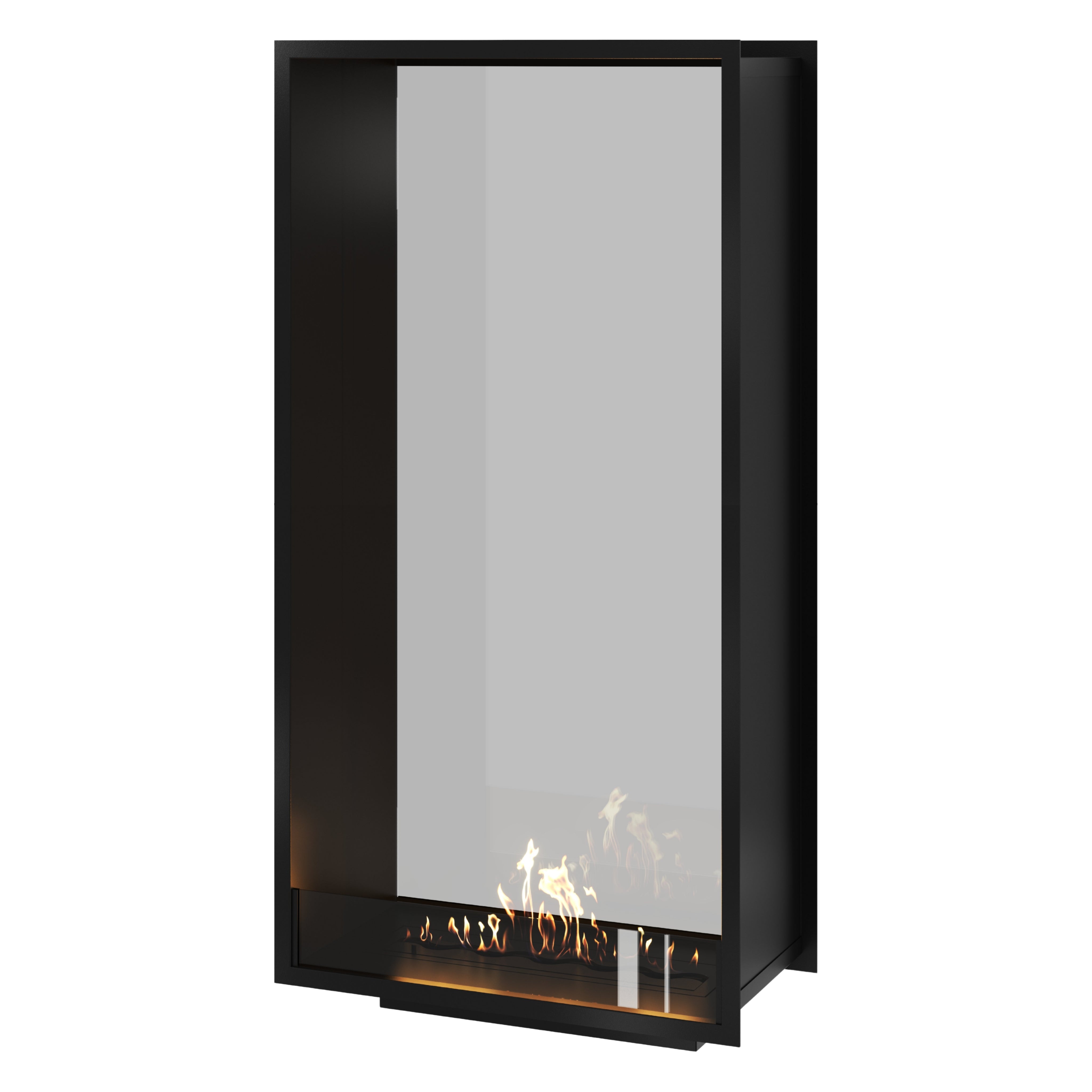 Fame Vertical Doorkijkhaard Enkel Volle Glas 80 x 200 cm – afbeelding 1