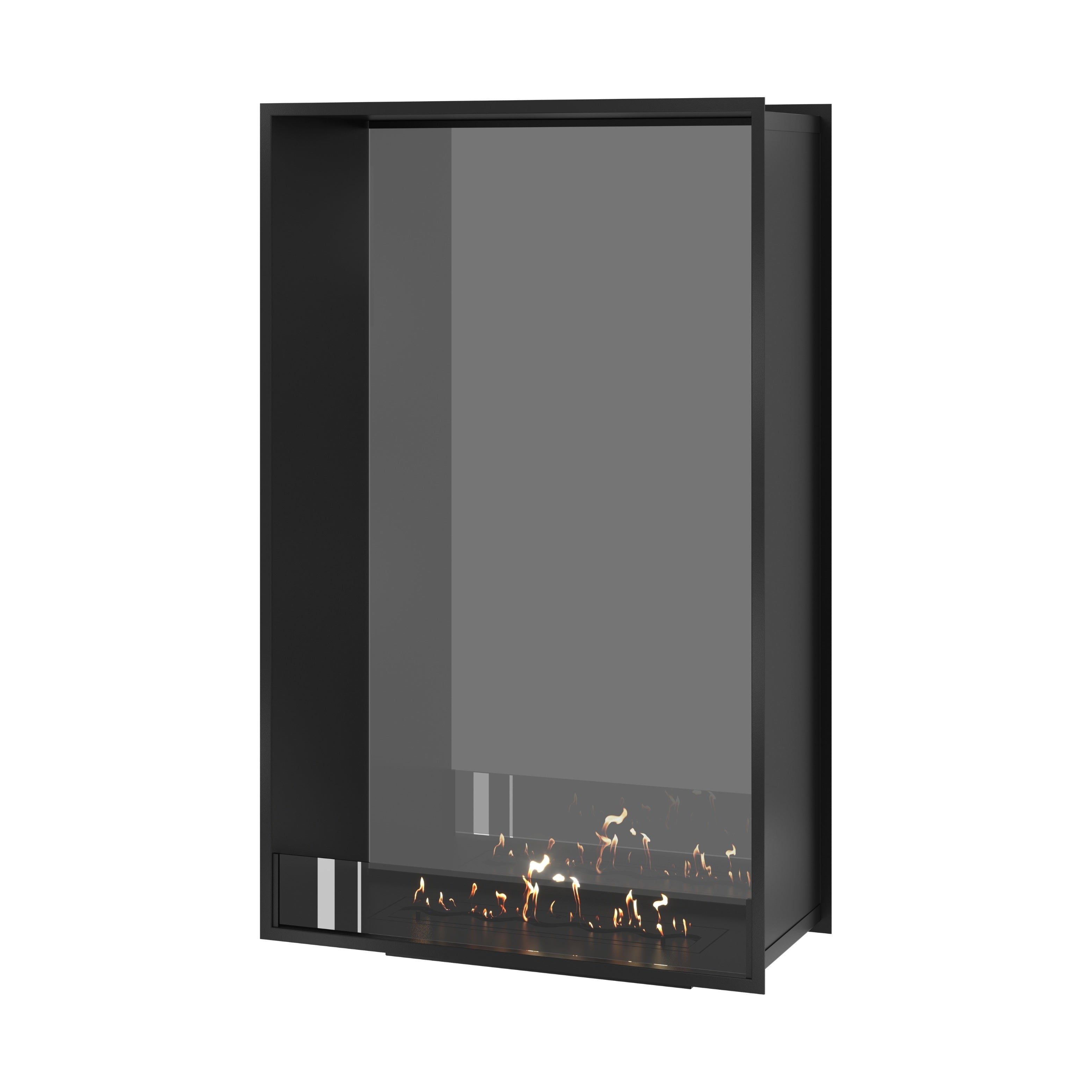 Fame Vertical Doorkijkhaard Enkel Volle Glas 90 x 160 cm – afbeelding 1