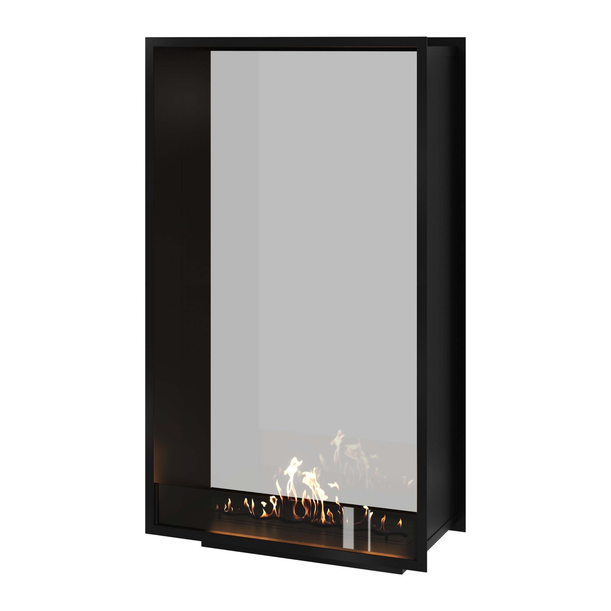 Fame Vertical Doorkijkhaard Enkel Volle Glas 90 x 180 cm – afbeelding 1