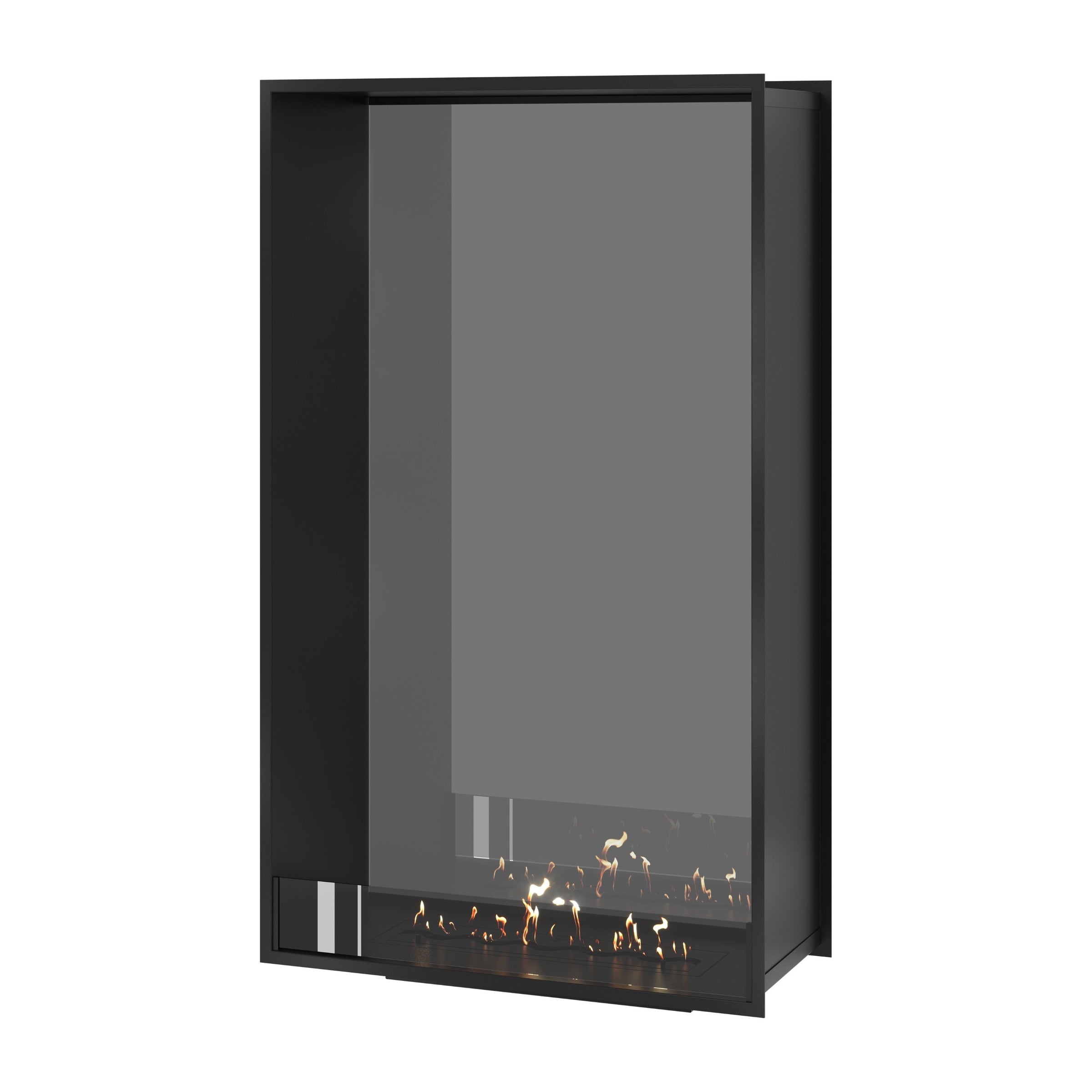 Fame Vertical Doorkijkhaard Enkel Volle Glas 90 x 180 cm – afbeelding 1
