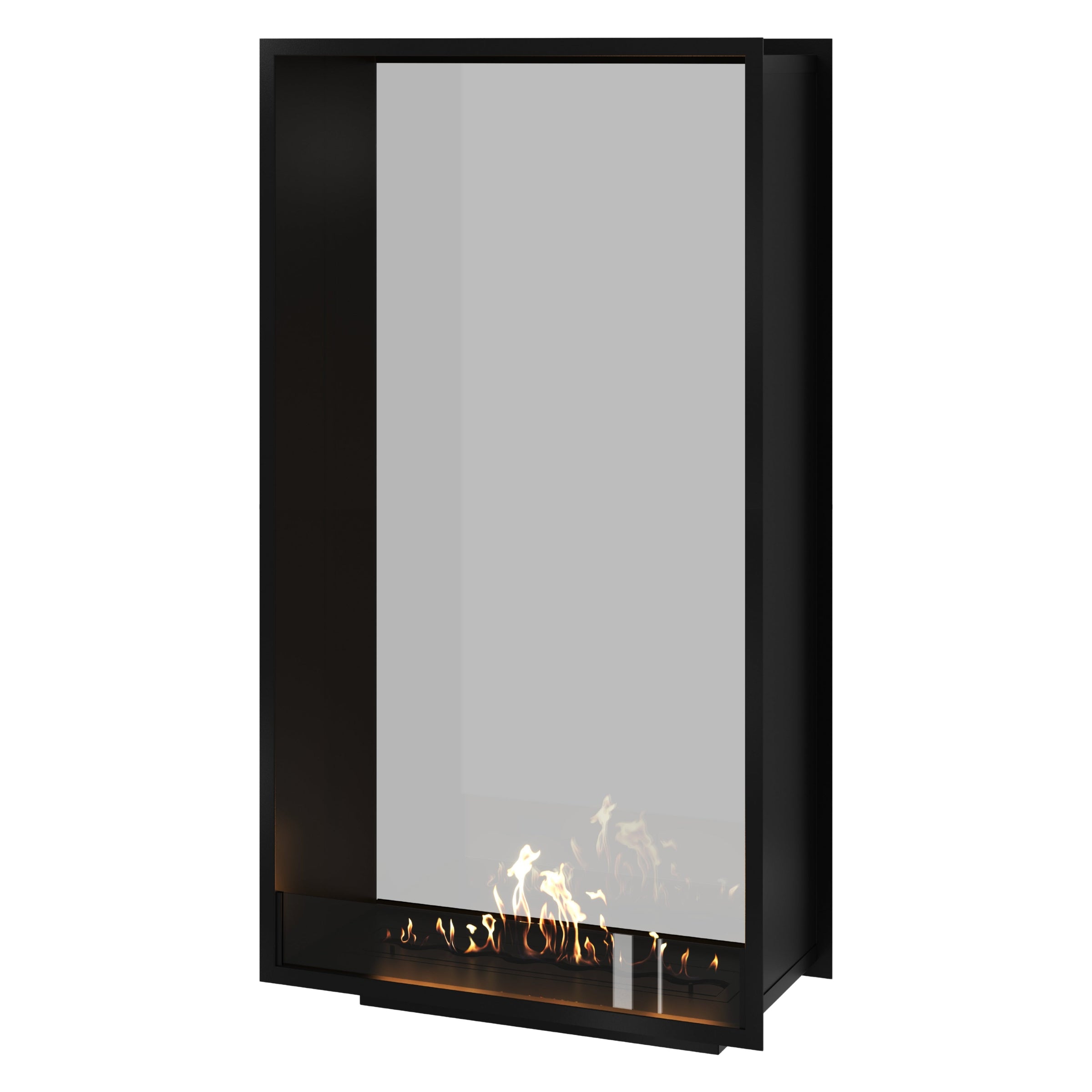 Fame Vertical Doorkijkhaard Enkel Volle Glas 90 x 200 cm – afbeelding 1