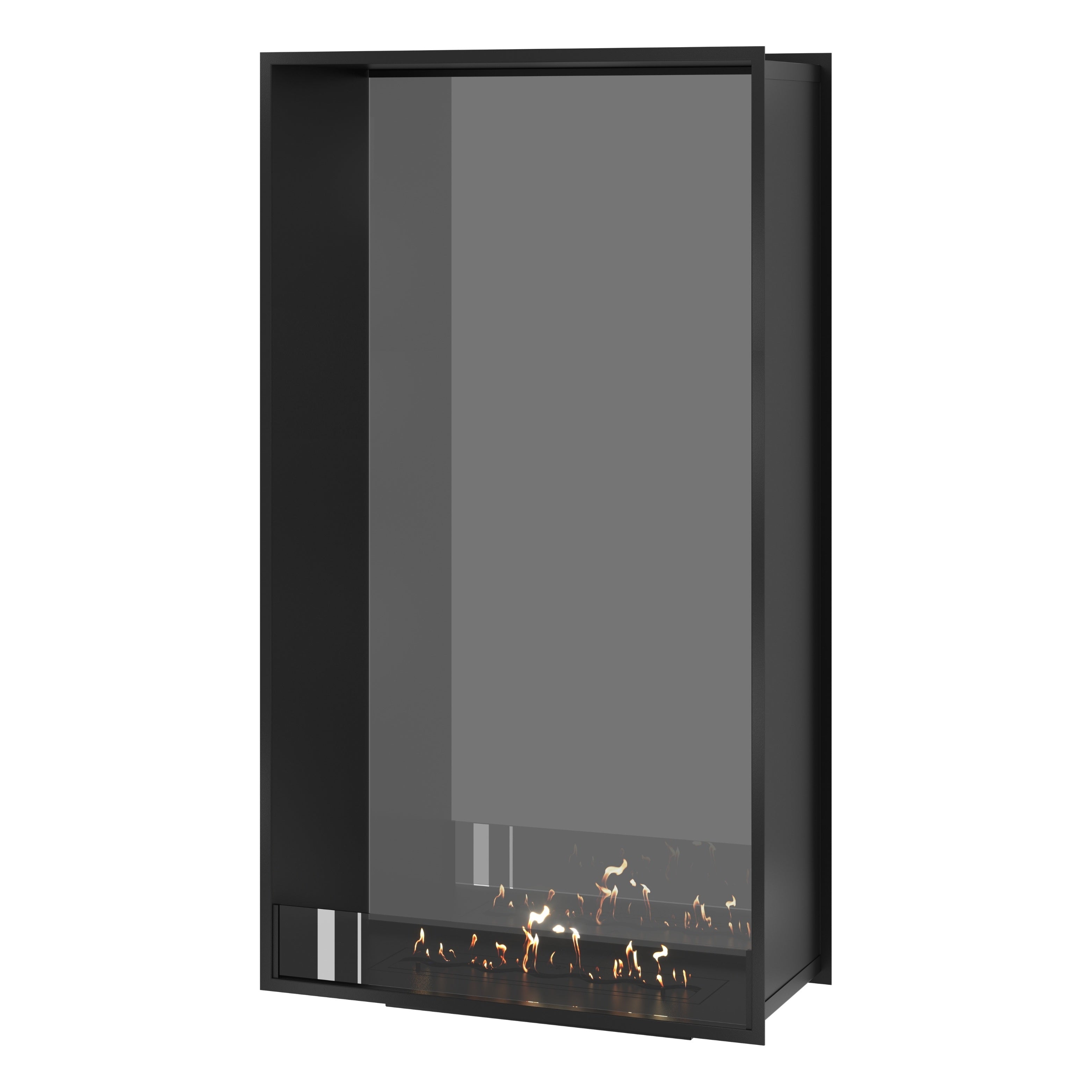 Fame Vertical Doorkijkhaard Enkel Volle Glas 90 x 200 cm – afbeelding 1