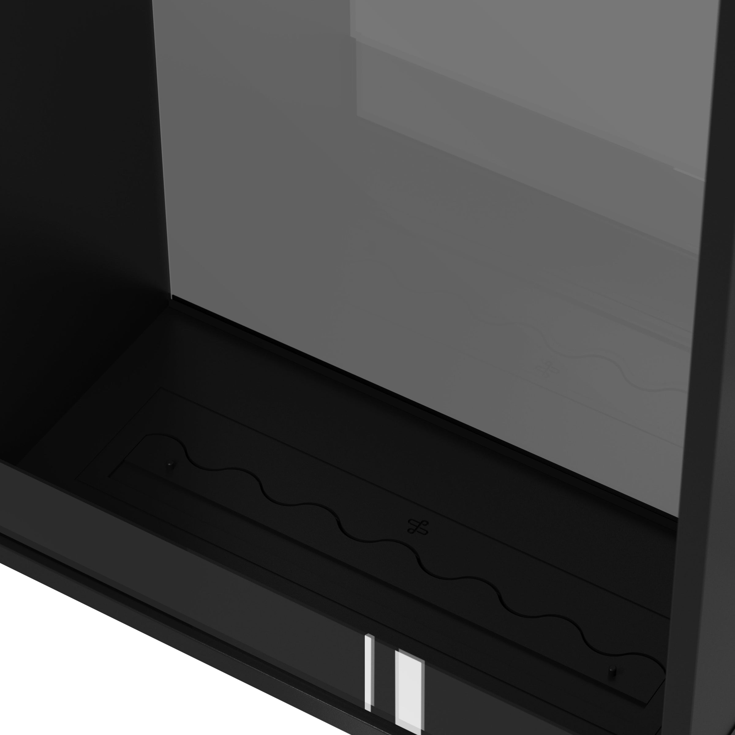 Fame Vertical Doorkijkhaard Enkel Volle Glas 90 x 200 cm – afbeelding 6