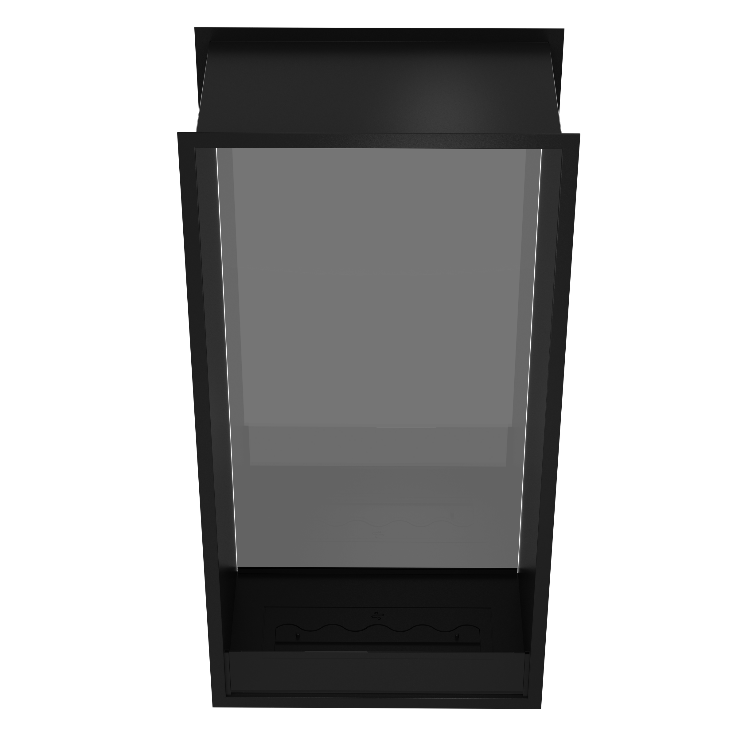 Fame Vertical Doorkijkhaard Enkel Volle Glas 70 x 180 cm – afbeelding 9