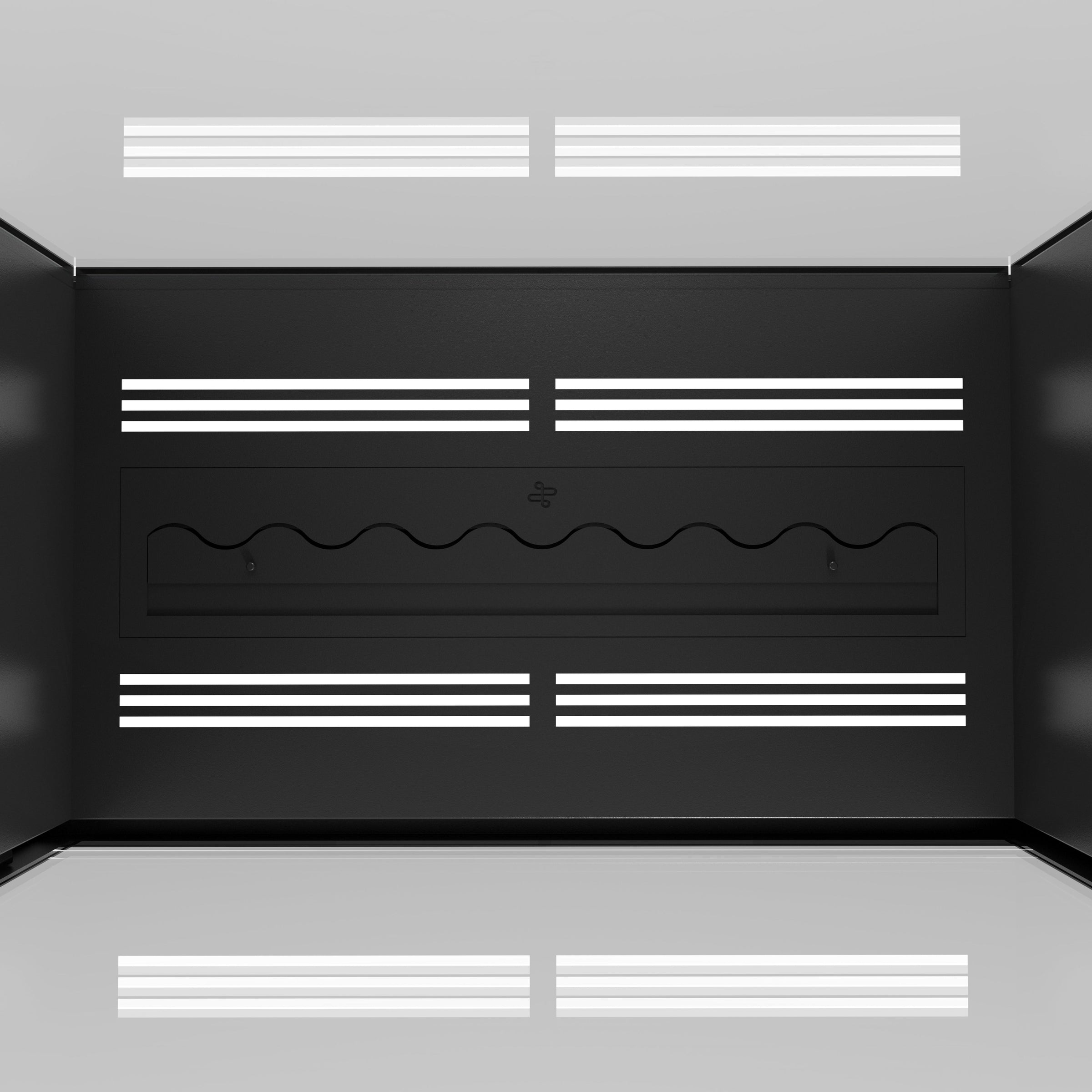 Fame Vertical Doorkijkhaard Met Volle Glas 100 x 100 cm – afbeelding 12